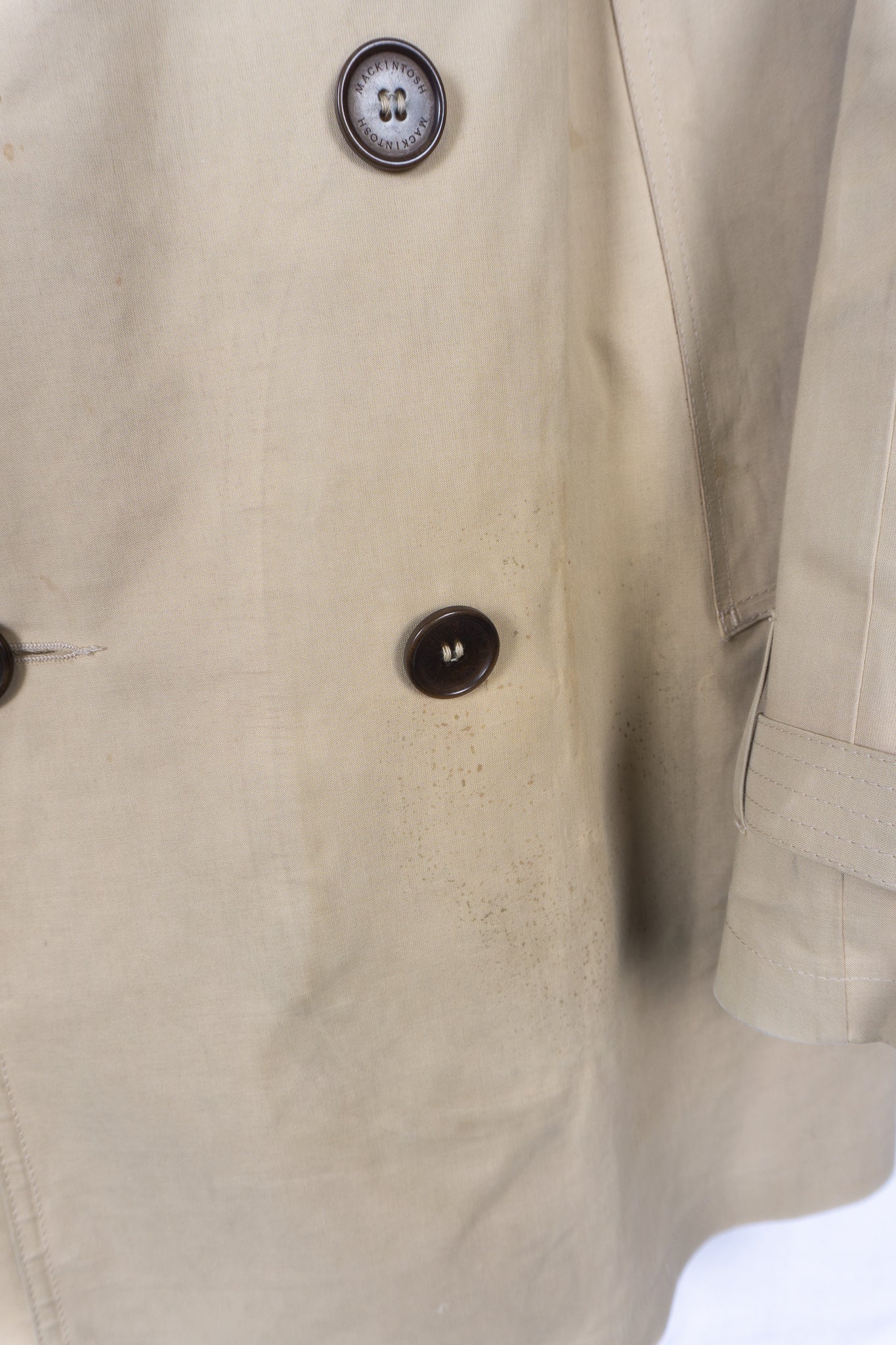 Junya watanabe man x mackintosh s/s 2010 beige trench coat