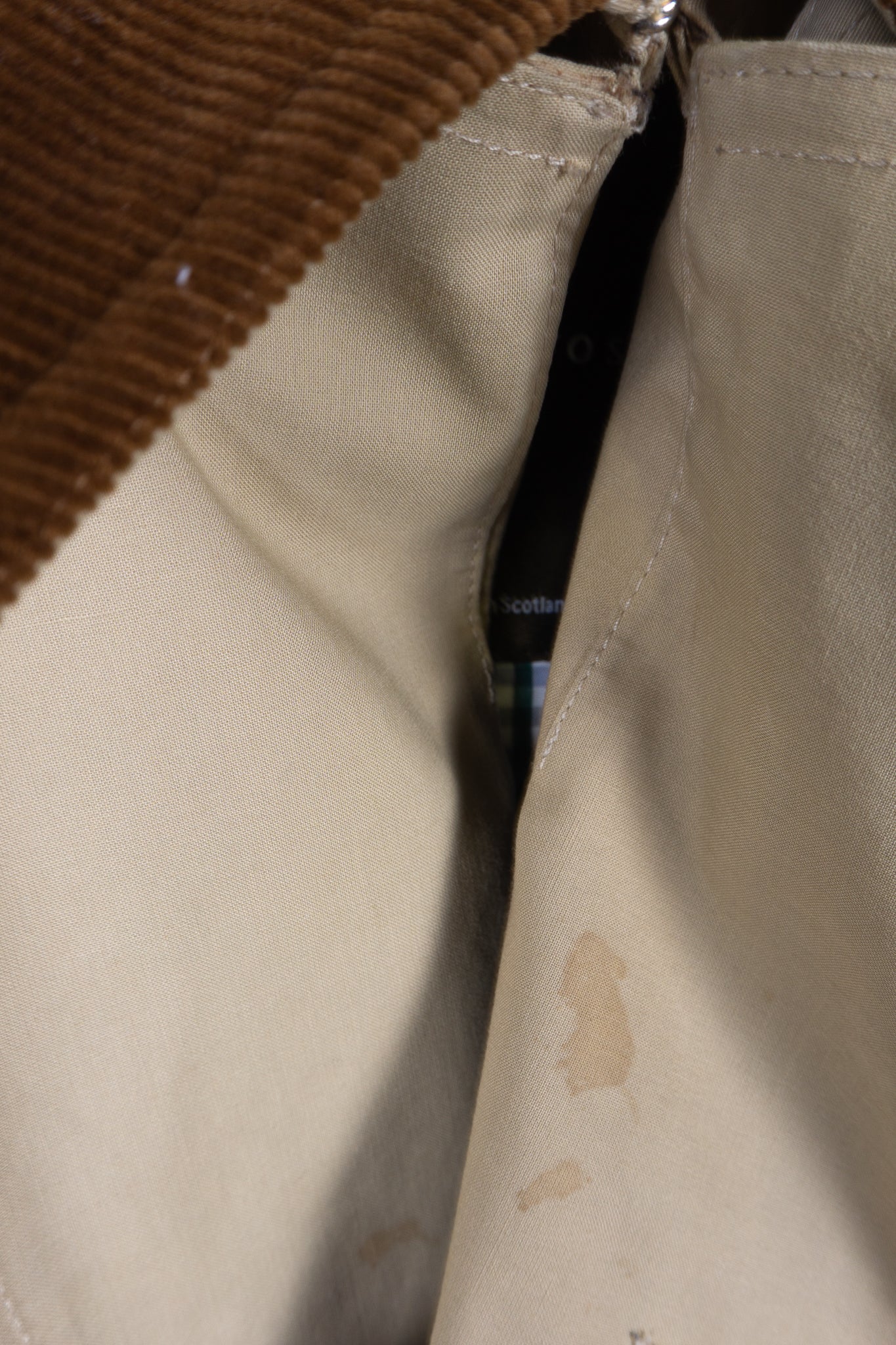 Junya watanabe man x mackintosh s/s 2010 beige trench coat