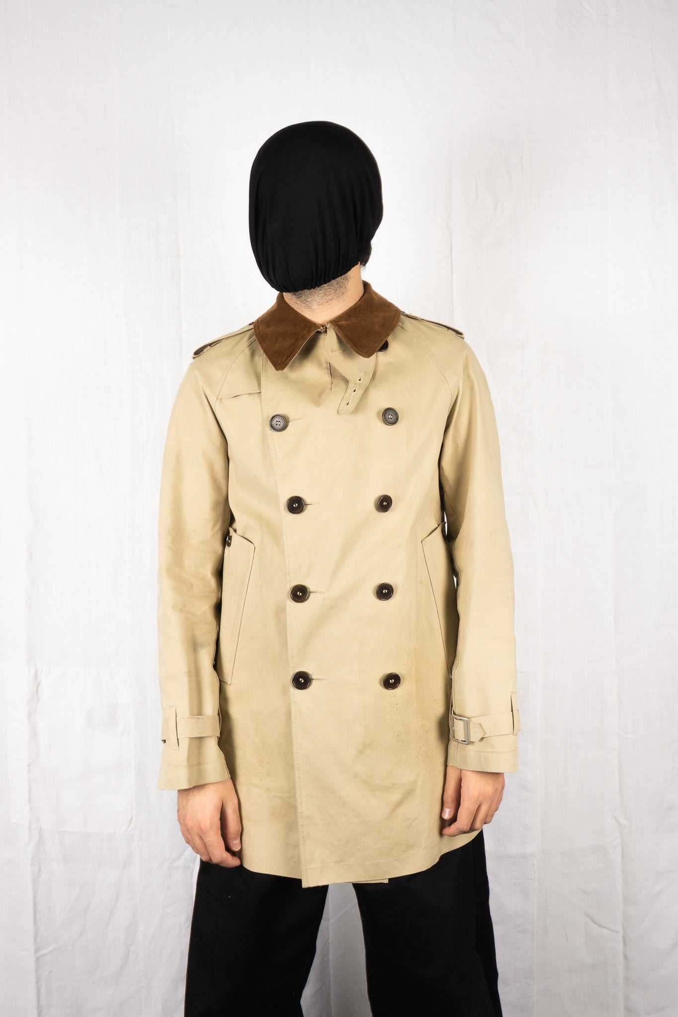 Junya watanabe man x mackintosh s/s 2010 beige trench coat