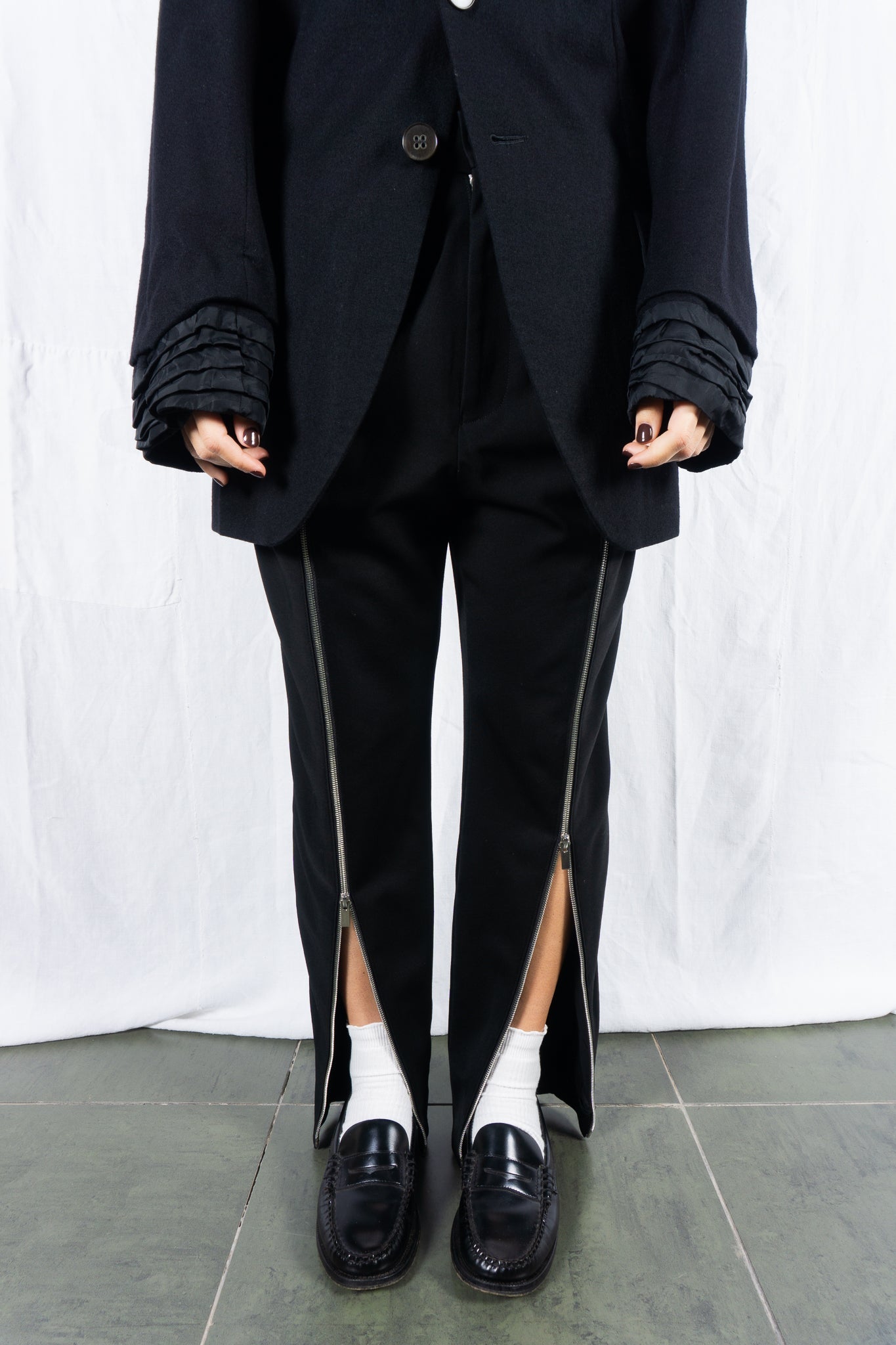 Noir kei ninomiya a/w 2022 zip pants