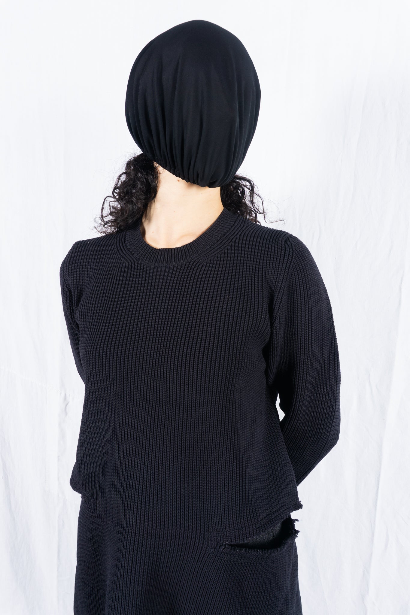 Comme des garçons s/s 2019 cut-out knitwear