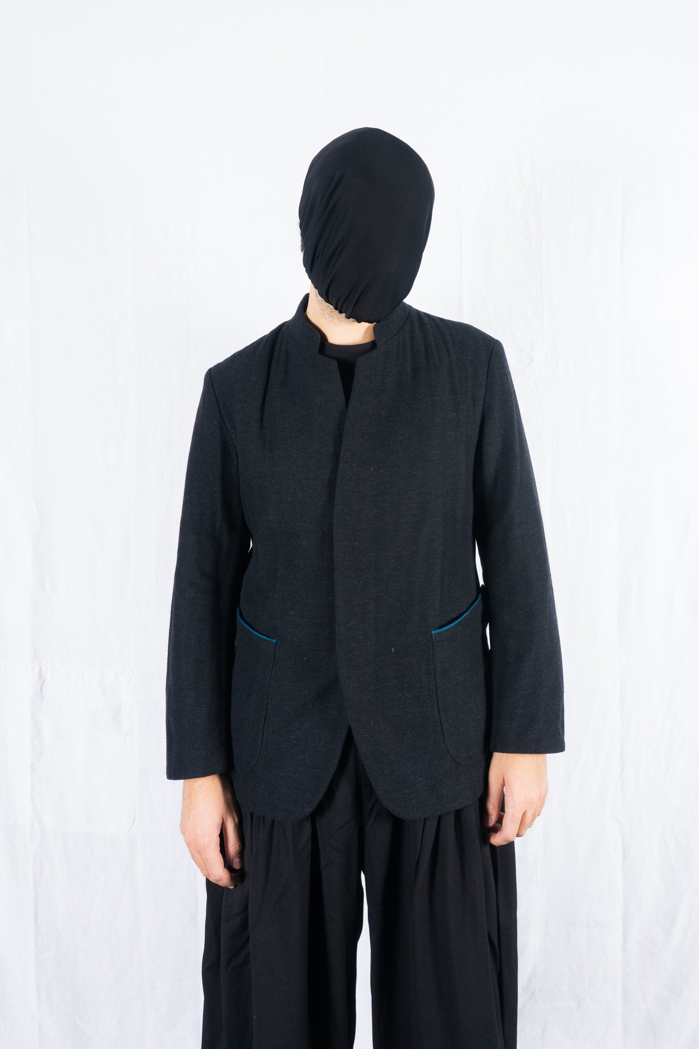 Issey miyake men a/w 2020 mao collar jacket