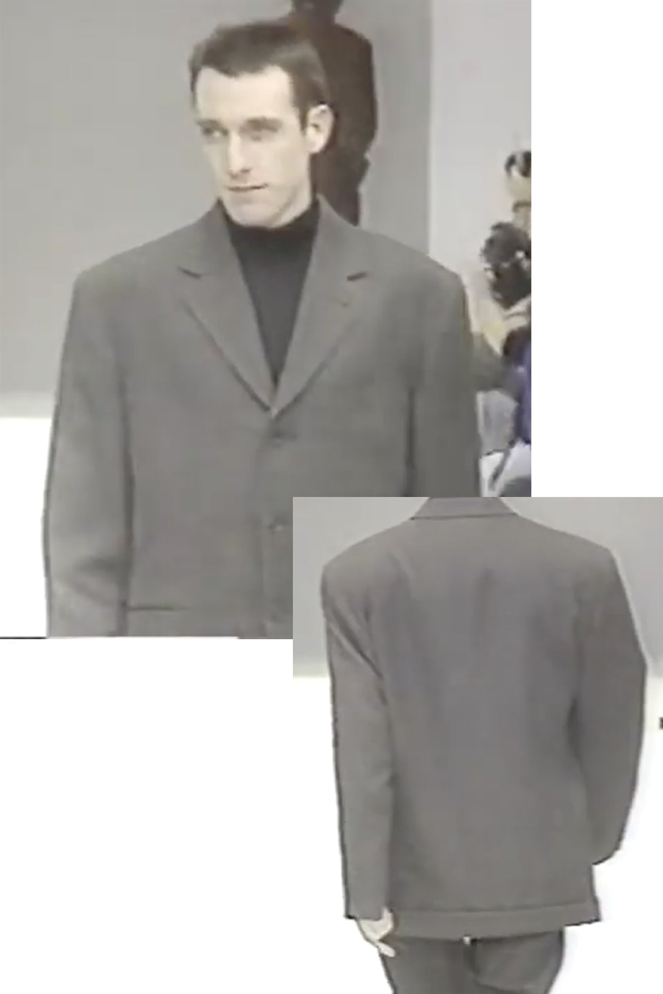 Comme des garçons homme plus a/w 1990 lapel jacket