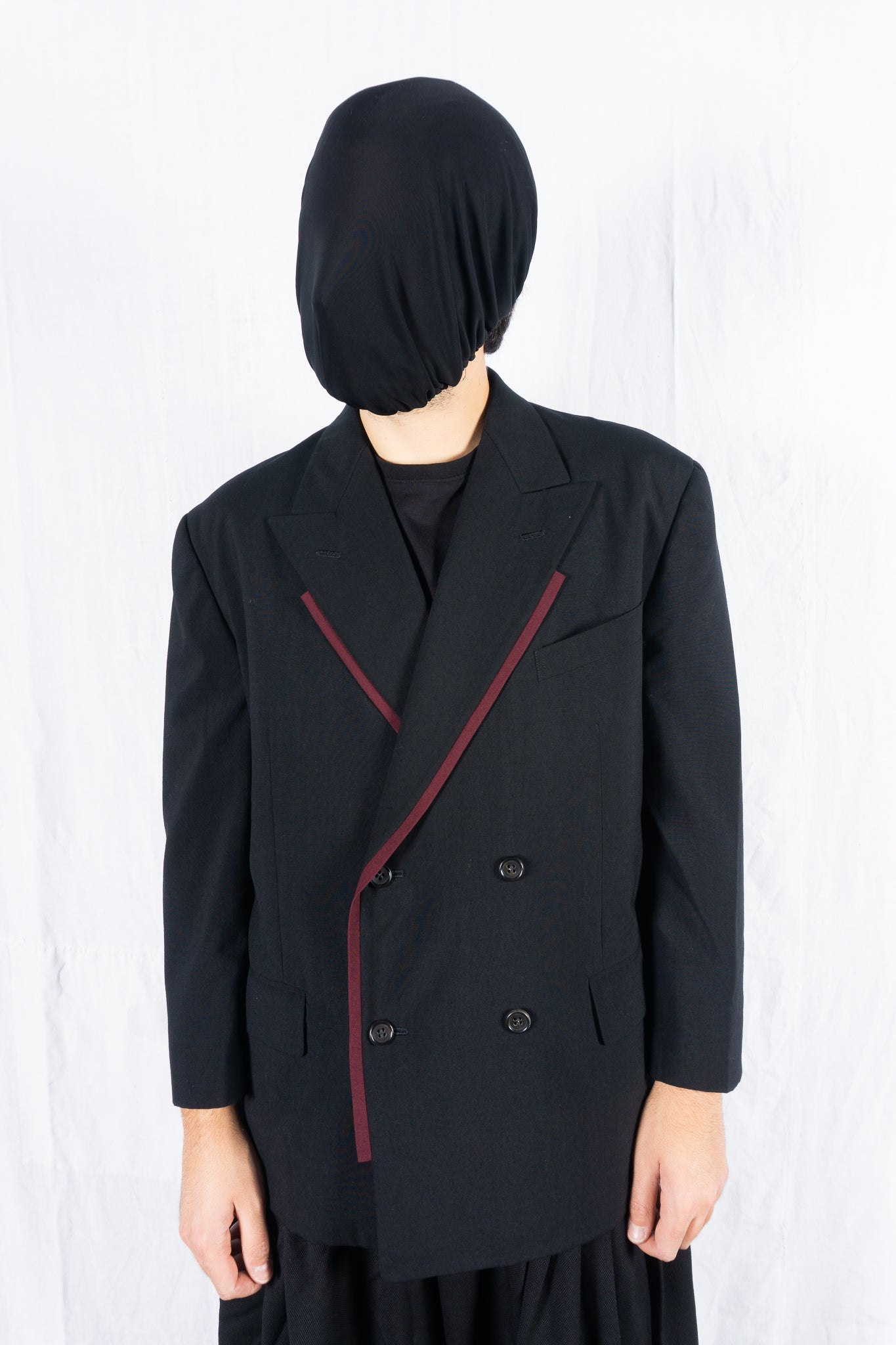 Comme des garçons homme plus s/s 1990 red stripe jacket