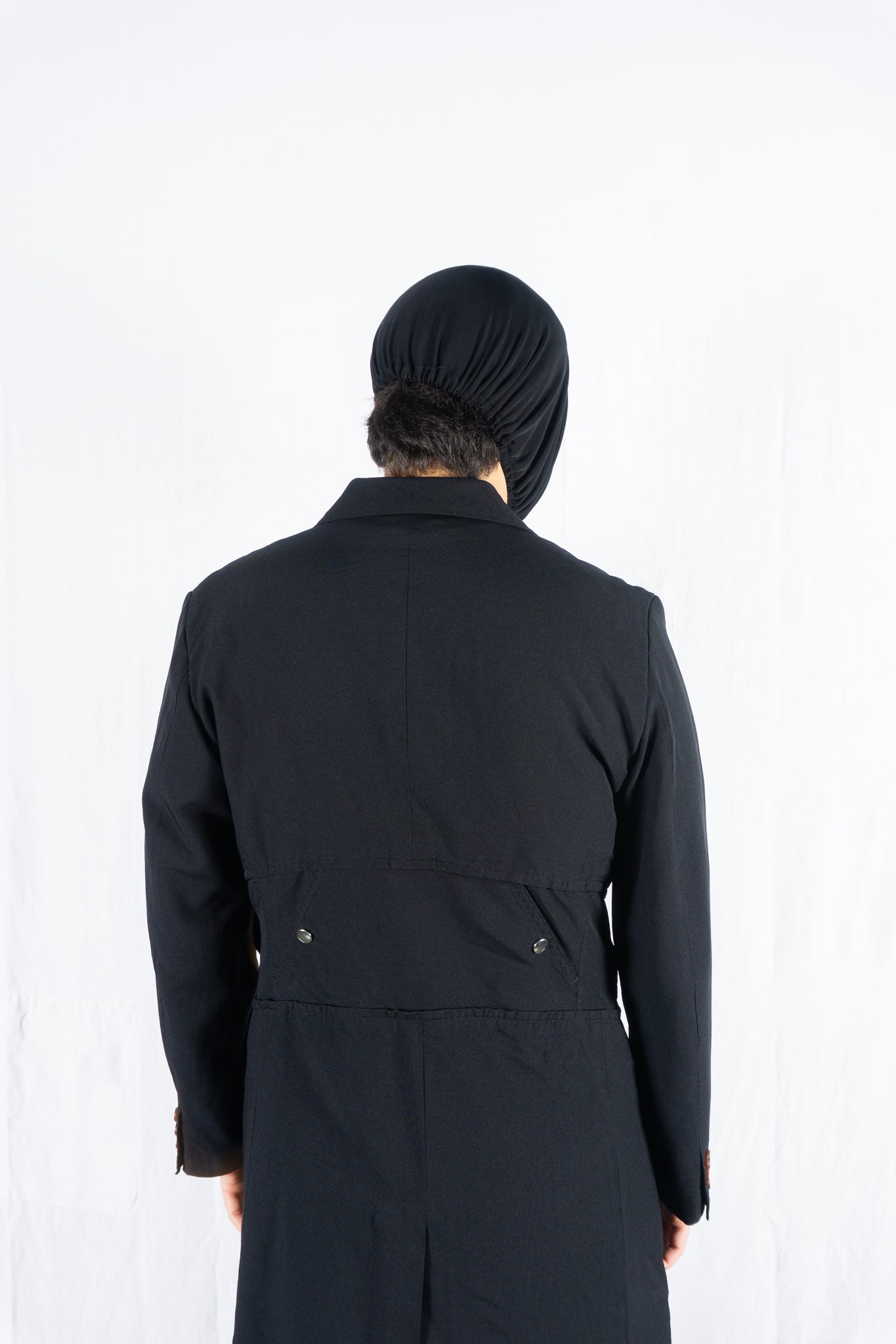 Comme des garçons homme plus s/s 2020 long deconstructed jacket