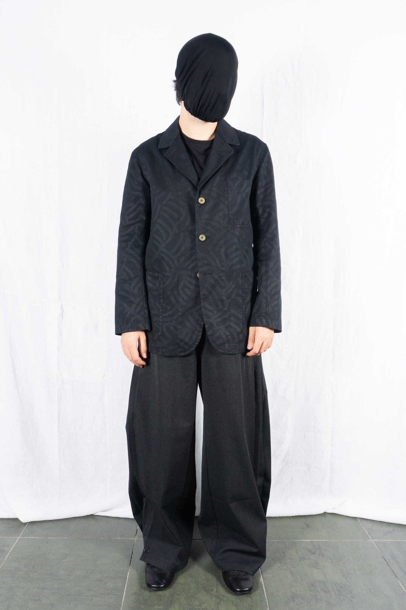 Comme des garçons shirt 2010s acetate print jacket