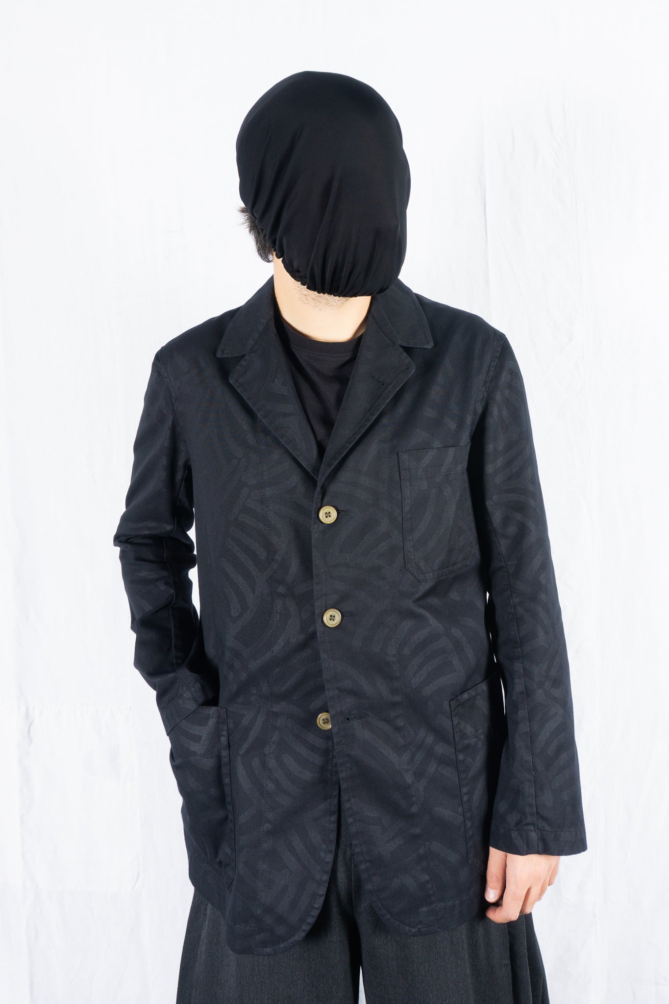 Comme des garçons shirt 2010s acetate print jacket