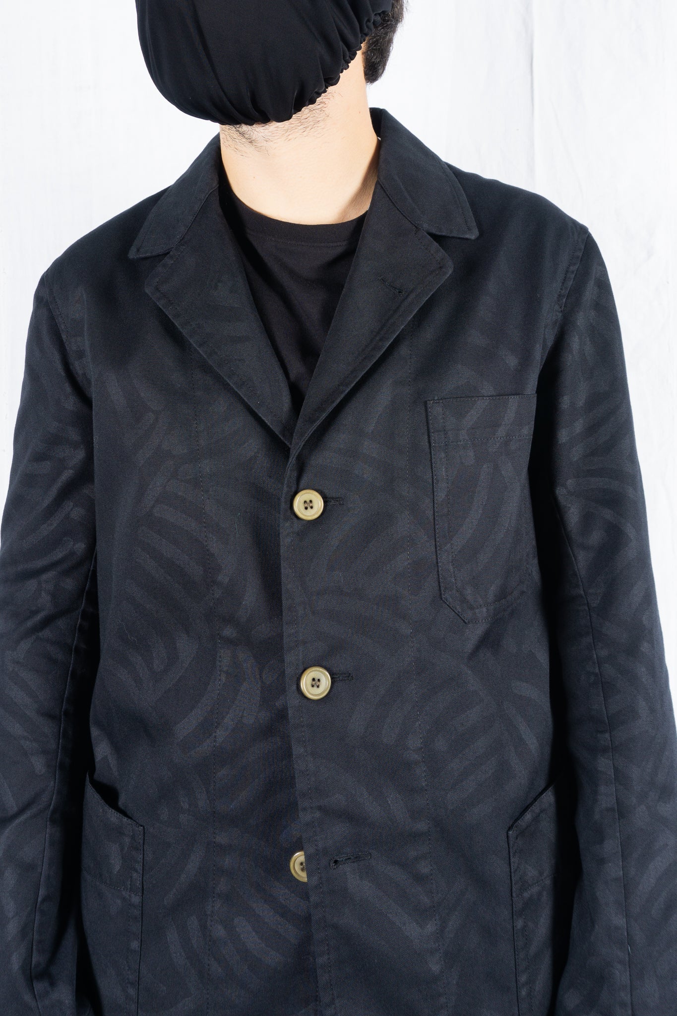 Comme des garçons shirt 2010s acetate print jacket