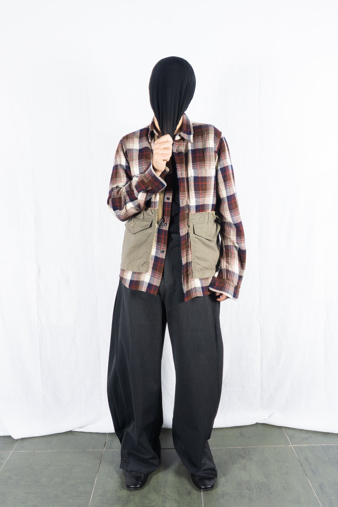 Junya watanabe man a/w 2006 checked military shirt