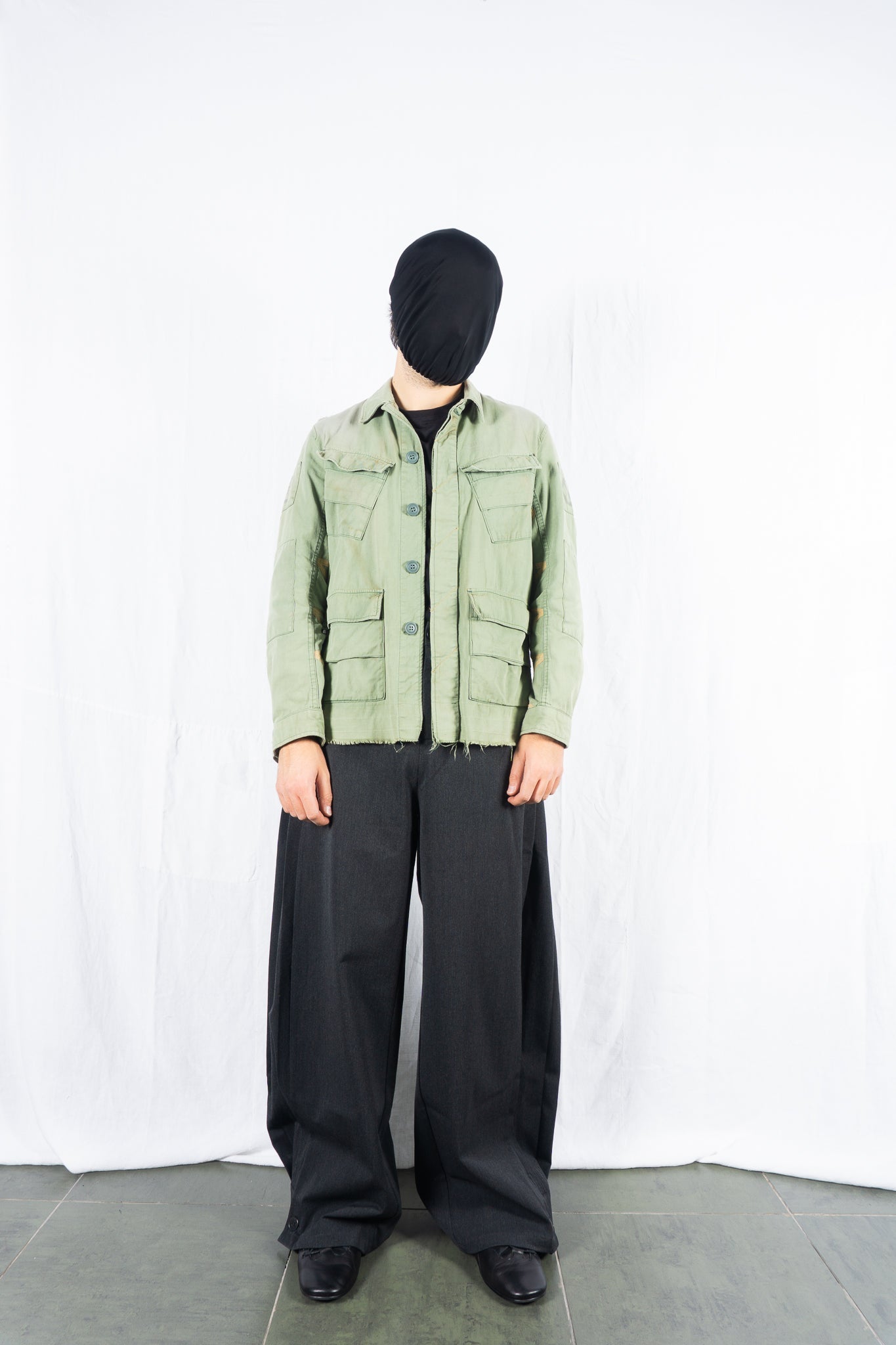 John undercover 1960s–2014 military fatigue jacket