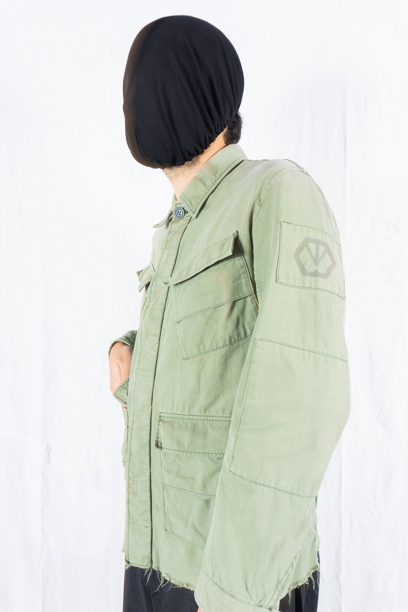 John undercover 1960s–2014 military fatigue jacket
