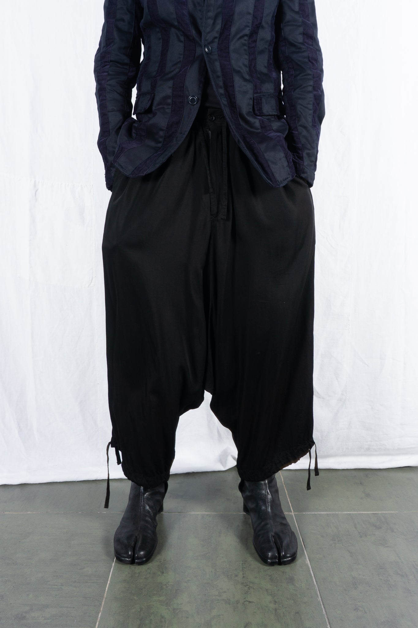 Yohji yamamoto pour homme s/s 2019 low-rise pants