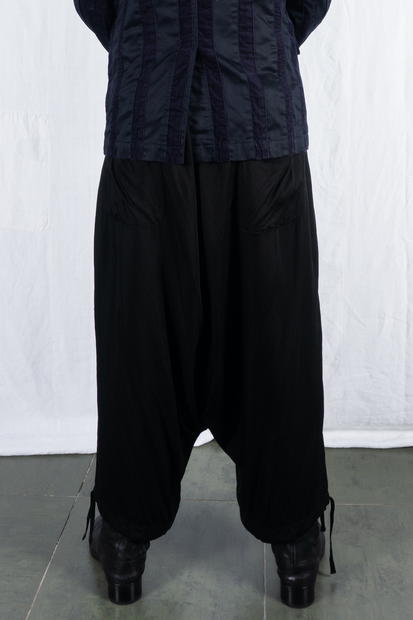Yohji yamamoto pour homme s/s 2019 low-rise pants