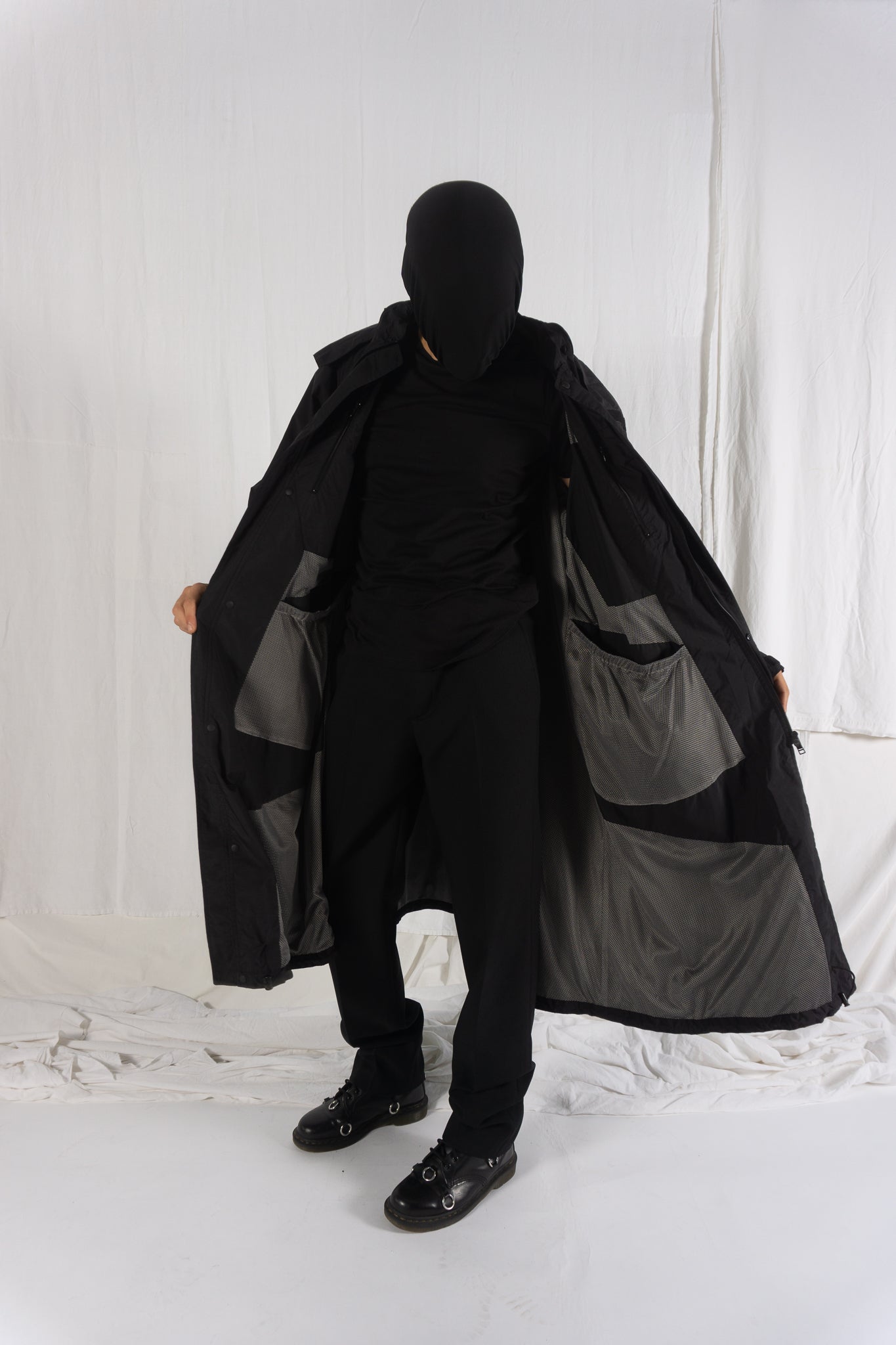 Issey miyake men s/s 2006 parachute coat