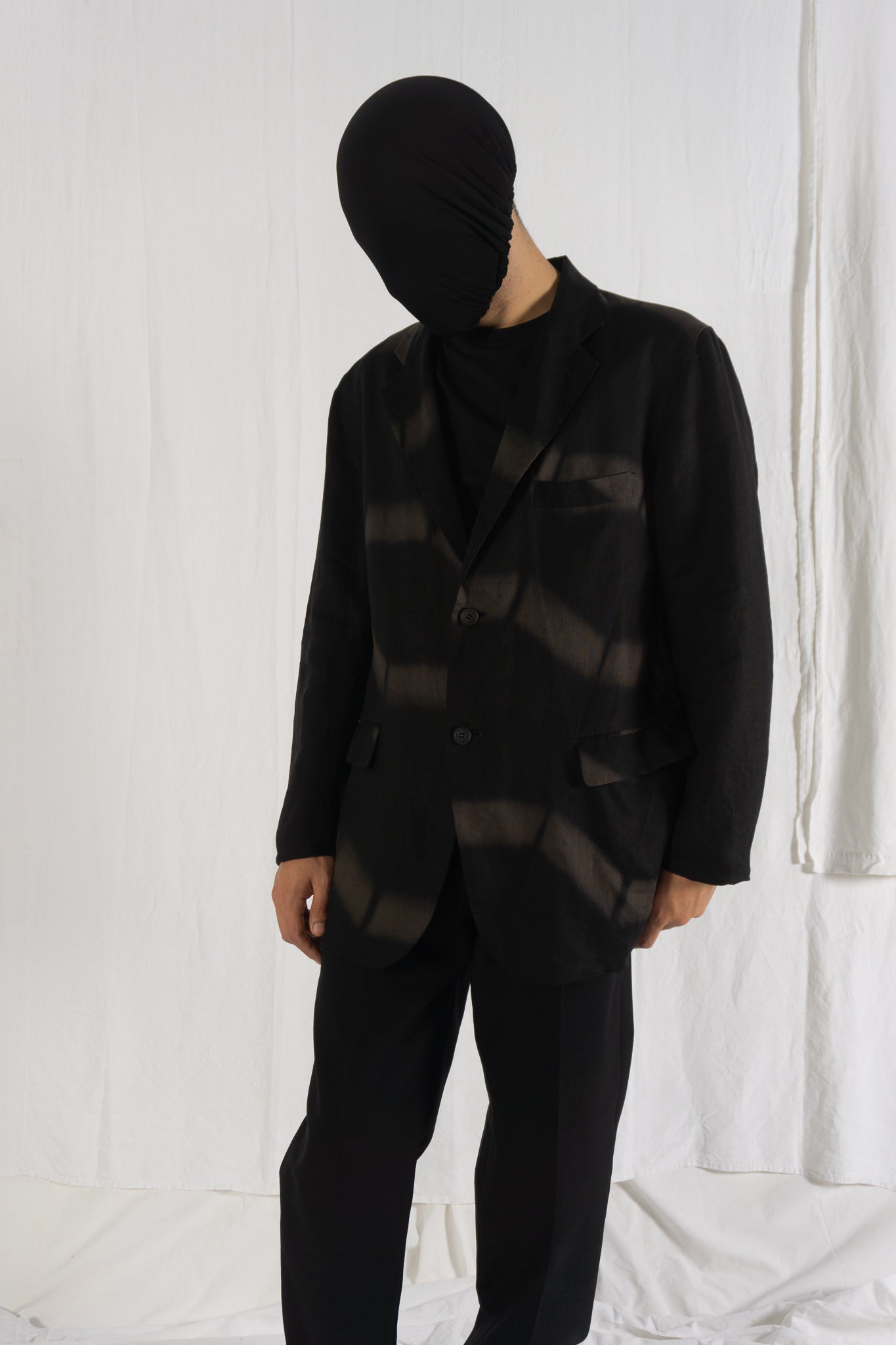 Issey miyake men s/s 2012 striped jacket