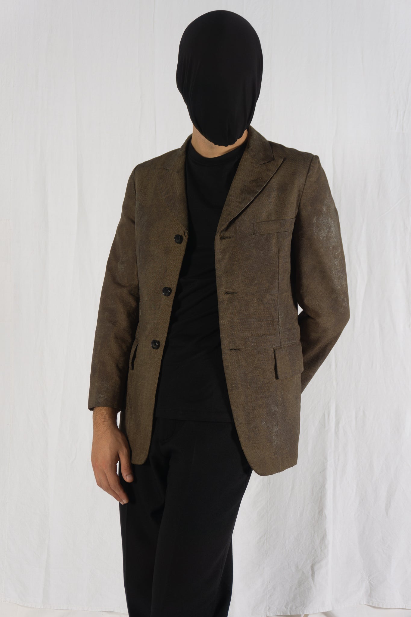 Comme des garçons homme plus s/s 2003 3d nylon jacket