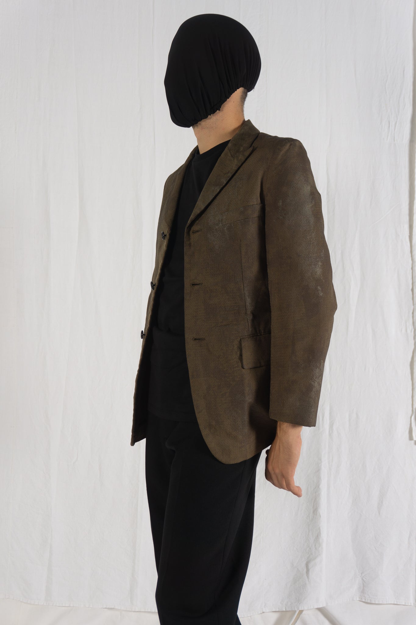 Comme des garçons homme plus s/s 2003 3d nylon jacket