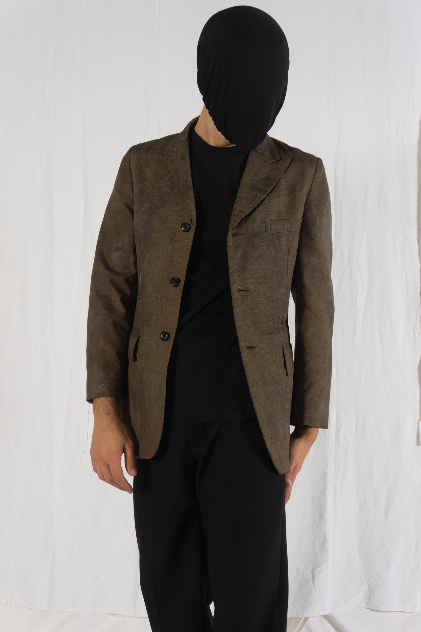 Comme des garçons homme plus s/s 2003 3d nylon jacket