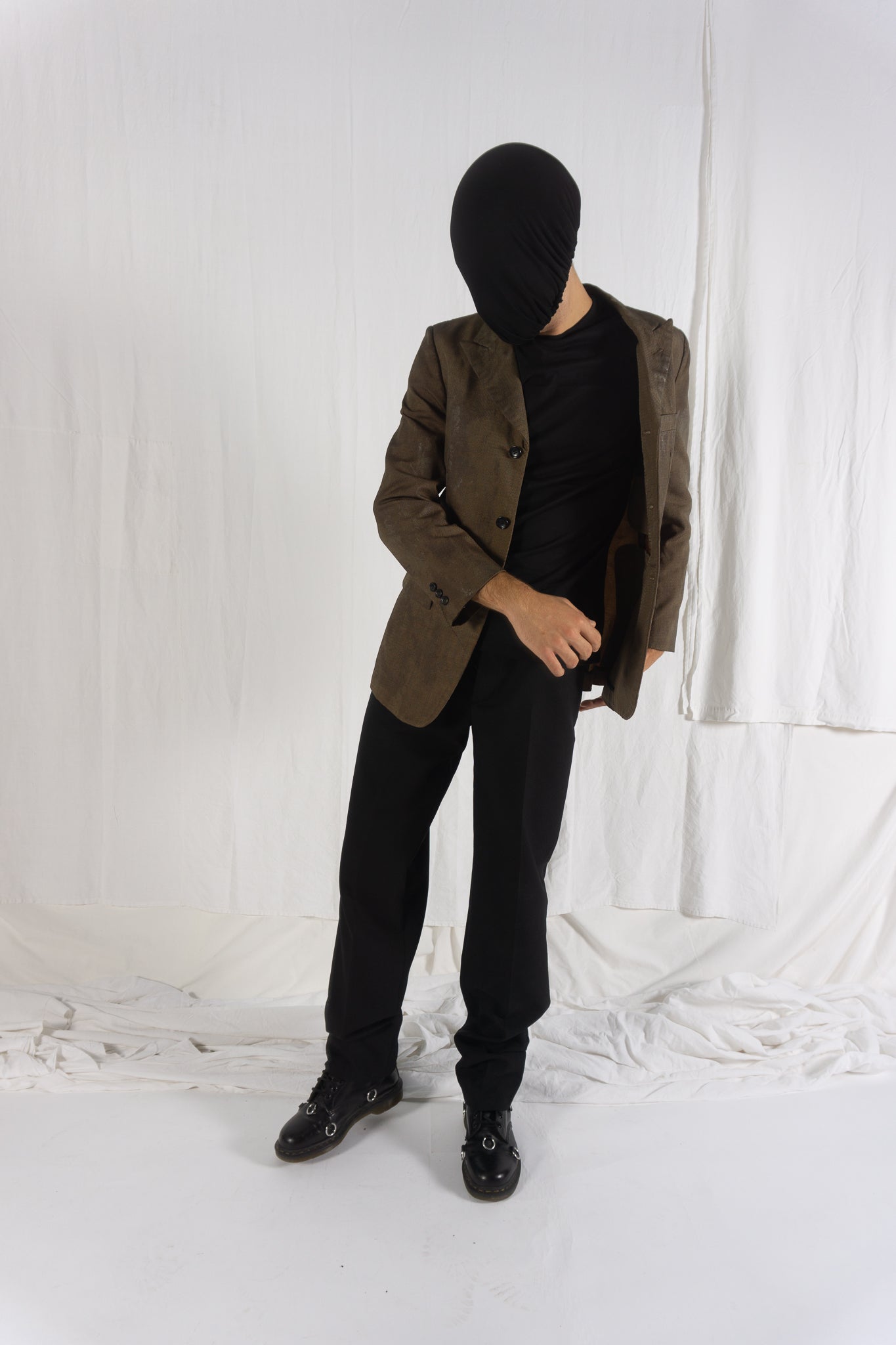 Comme des garçons homme plus s/s 2003 3d nylon jacket
