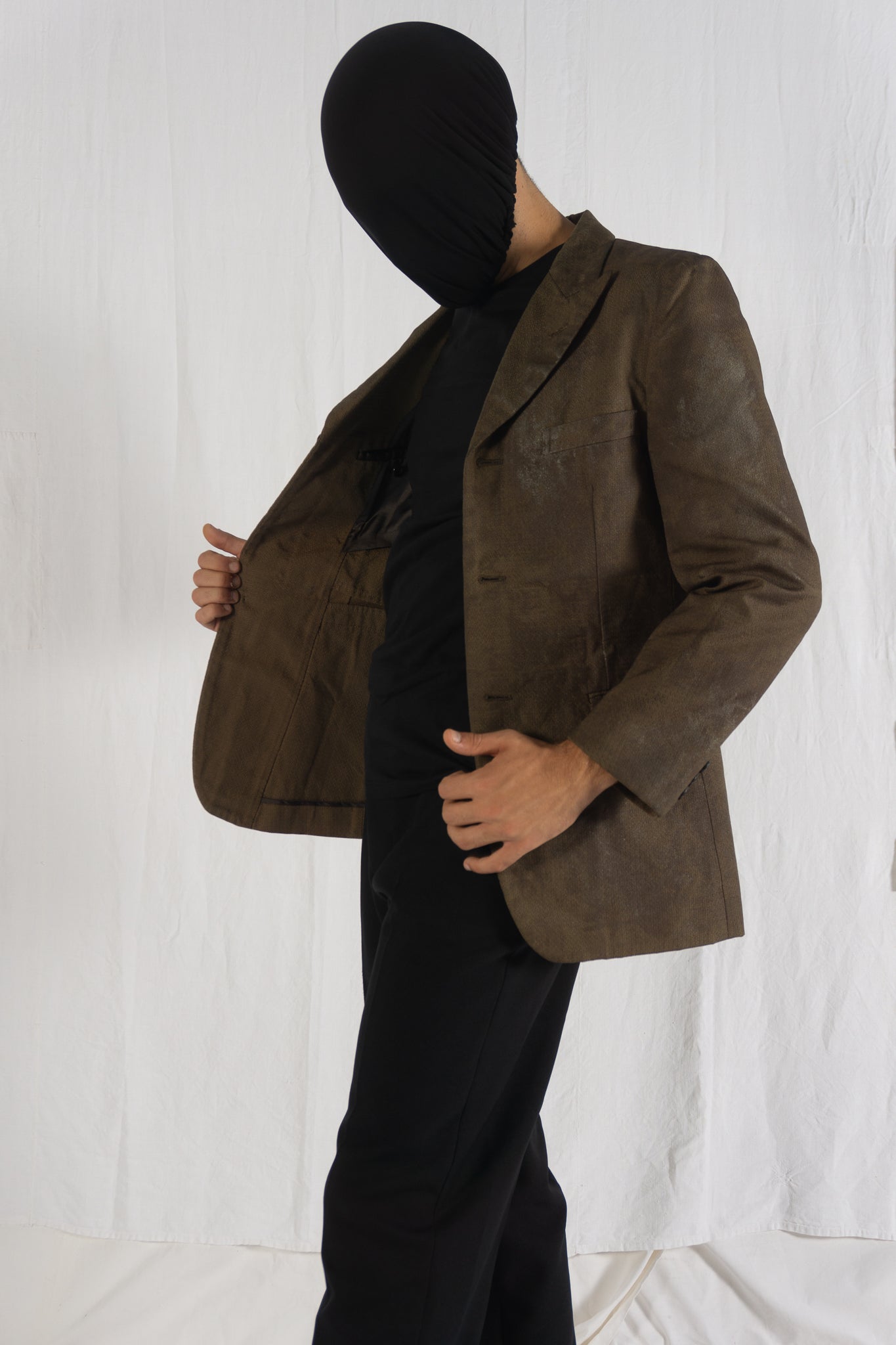 Comme des garçons homme plus s/s 2003 3d nylon jacket