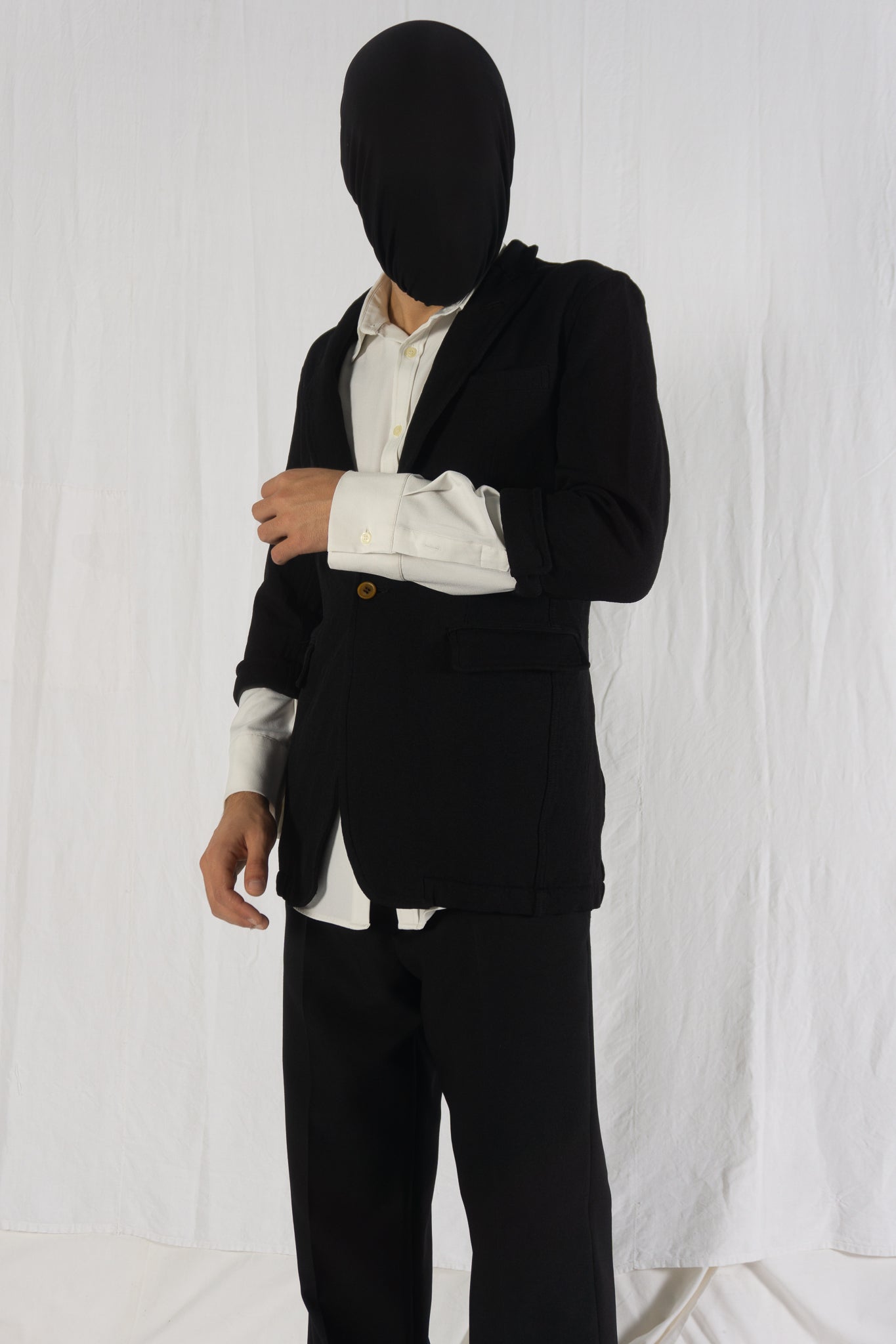Comme des garçons homme plus s/s 2009 three-quarter sleeve jacket