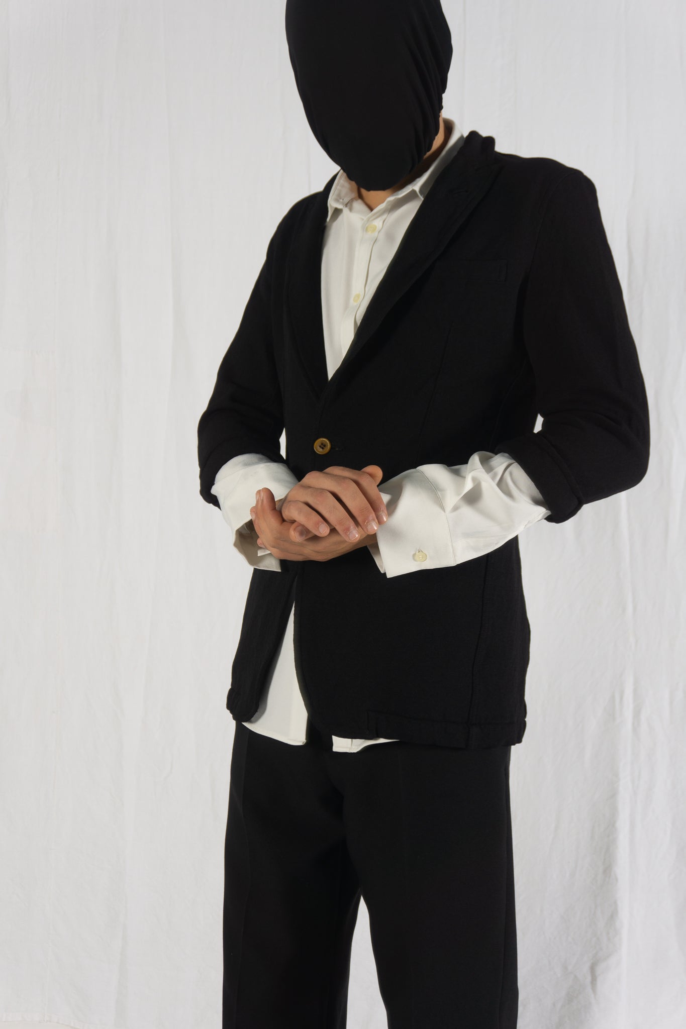 Comme des garçons homme plus s/s 2009 three-quarter sleeve jacket