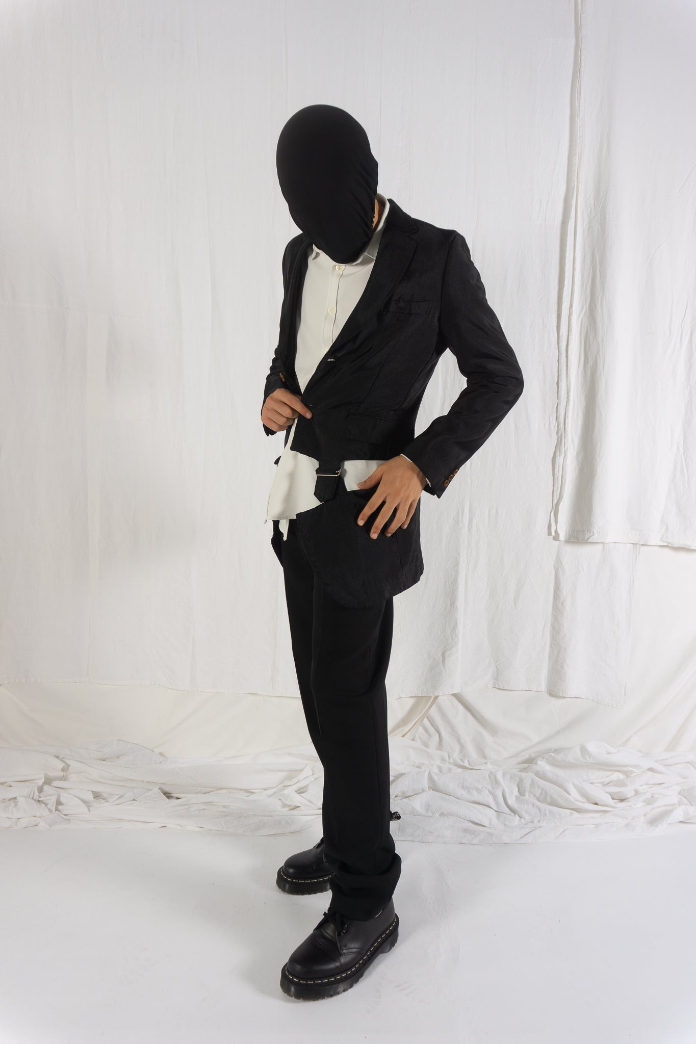 Comme des garçons homme plus s/s 2020 deconstructed jacket