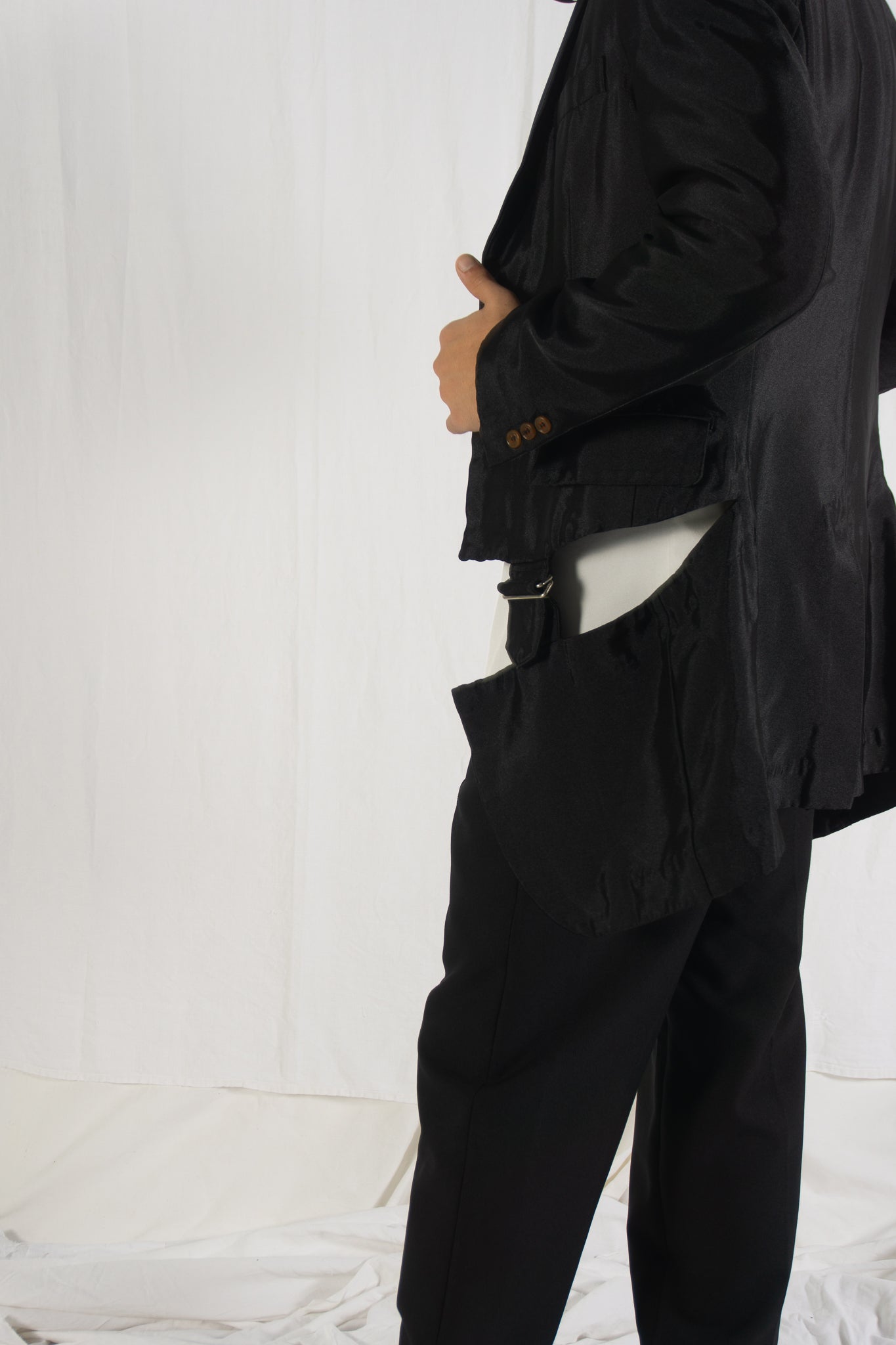 Comme des garçons homme plus s/s 2020 deconstructed jacket
