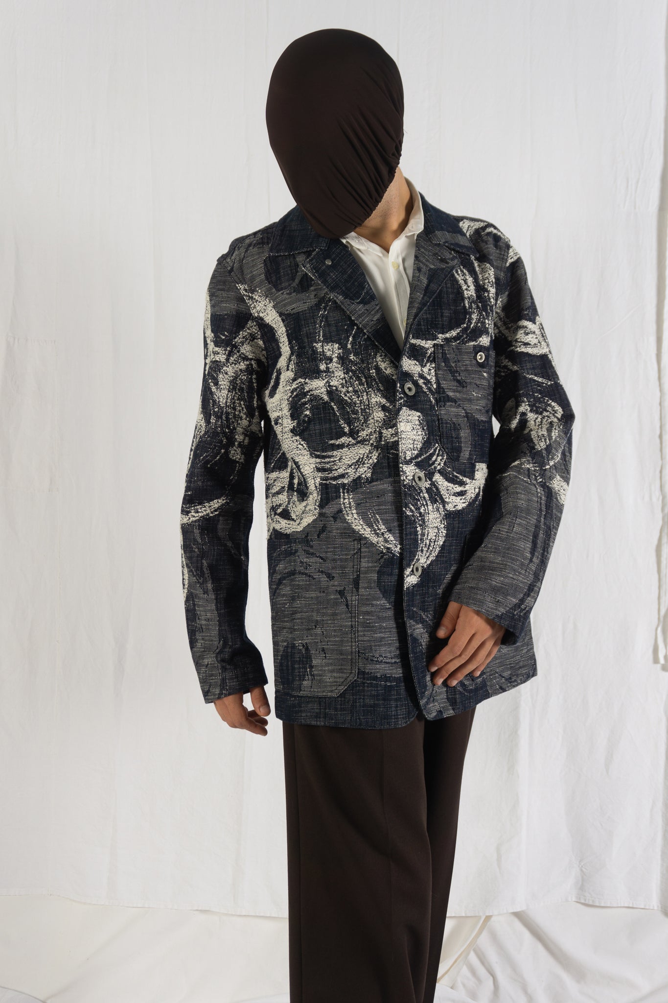 Issey miyake men a/w 2012 wabi-sabi circles jacket
