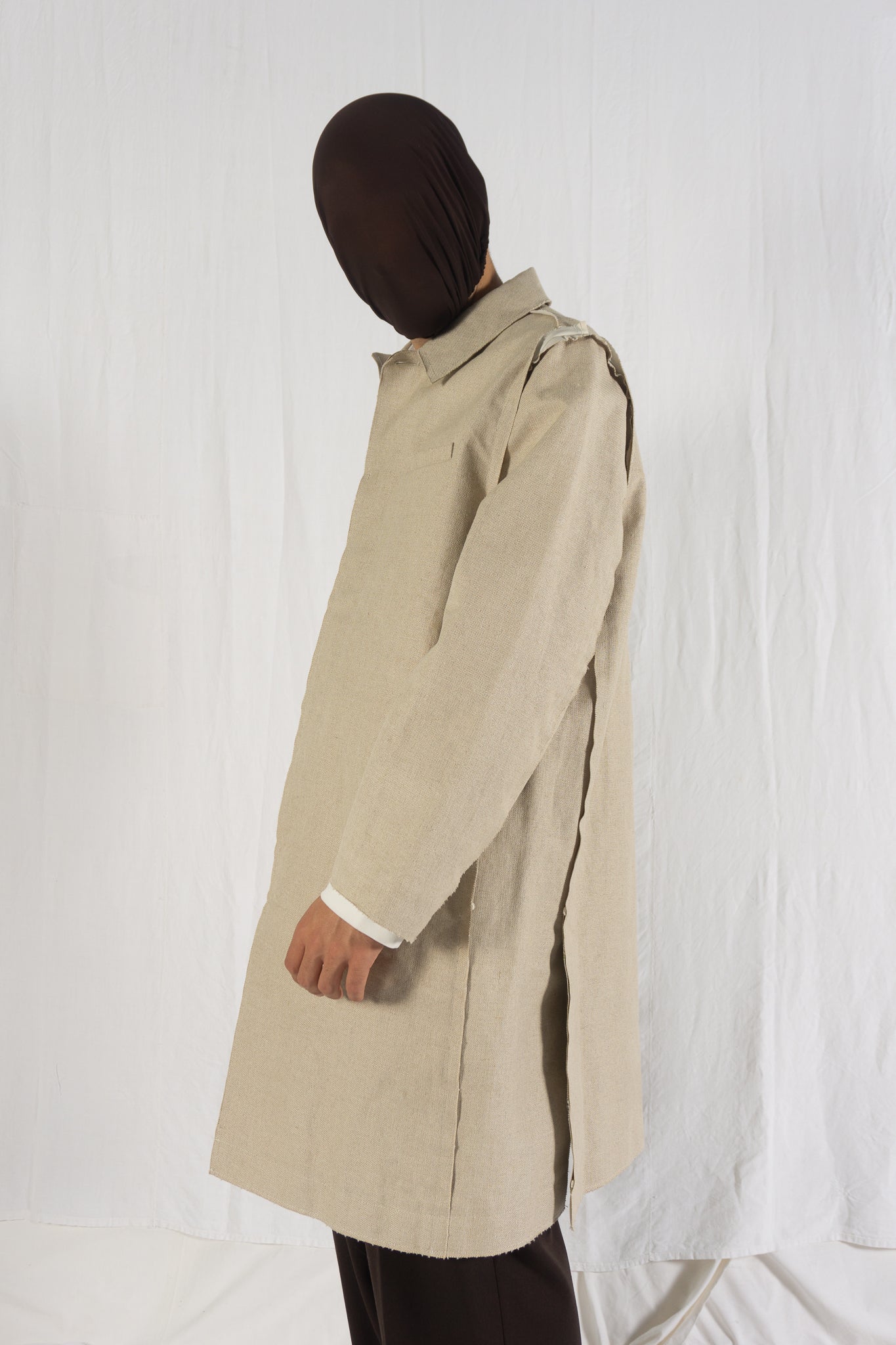 Undercover jun takahashi a/w 2021 linen coat