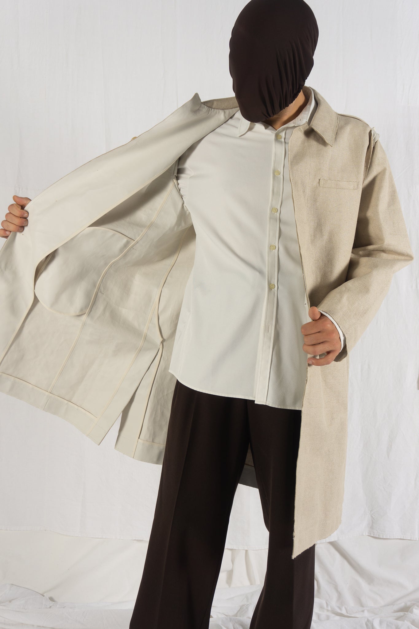 Undercover jun takahashi a/w 2021 linen coat