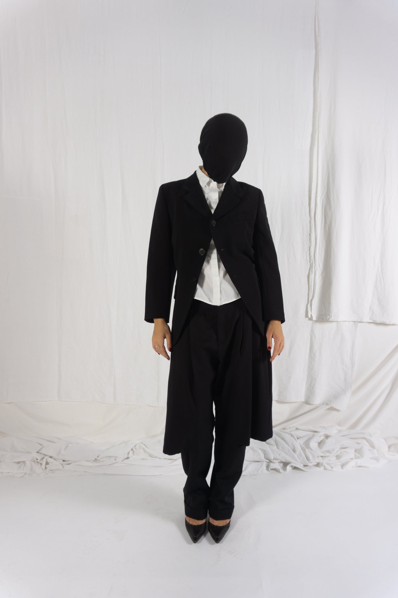 Comme des garçons a/w 1992 asymmetric back jacket