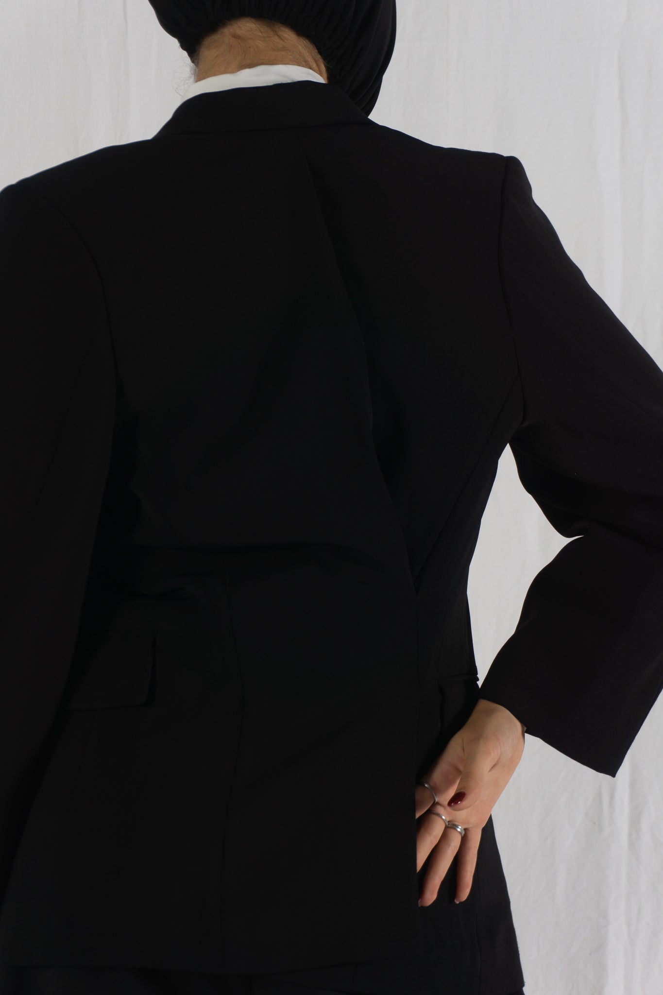 Comme des garçons a/w 1992 asymmetric back jacket