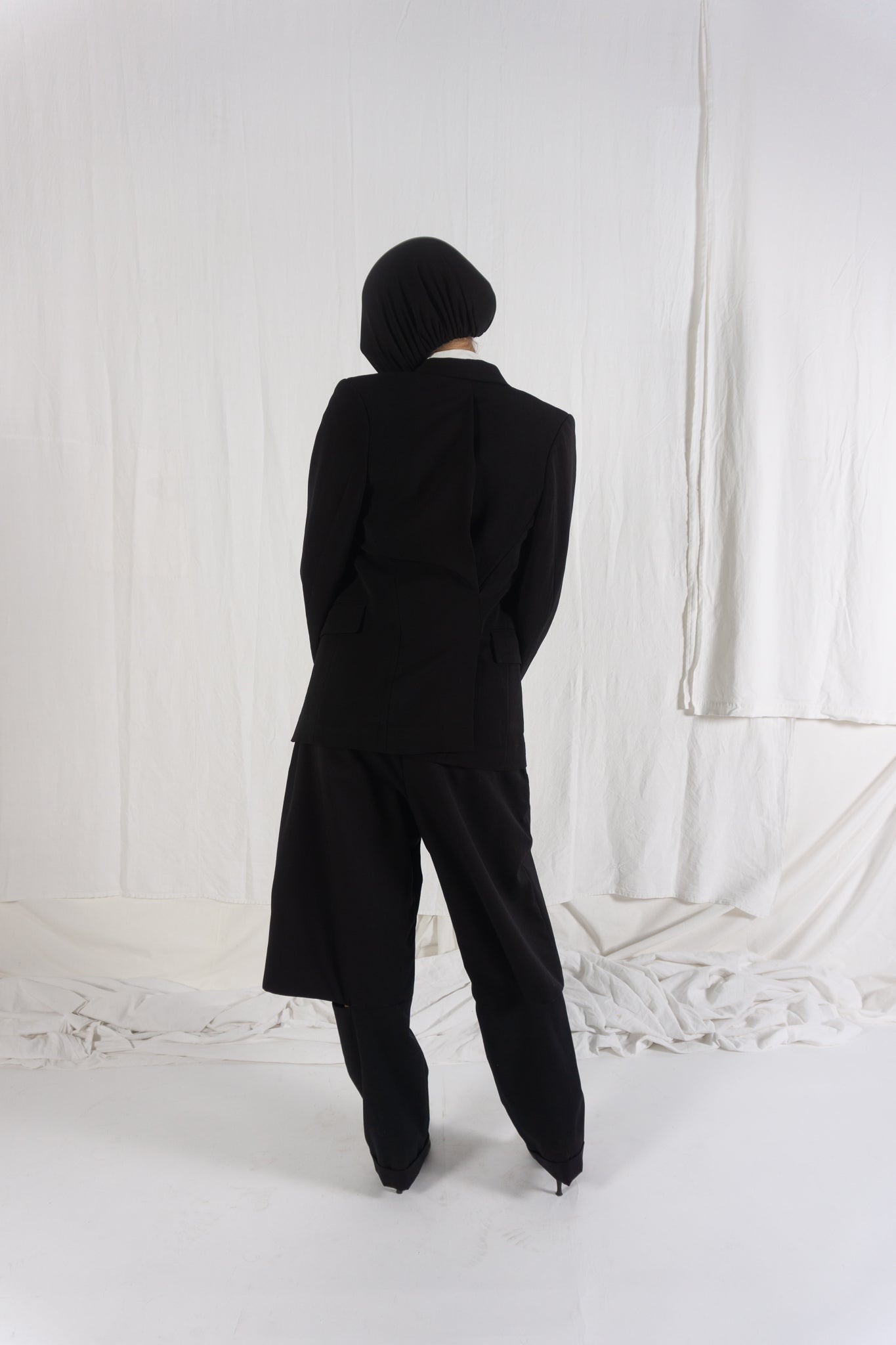 Comme des garçons a/w 1992 asymmetric back jacket
