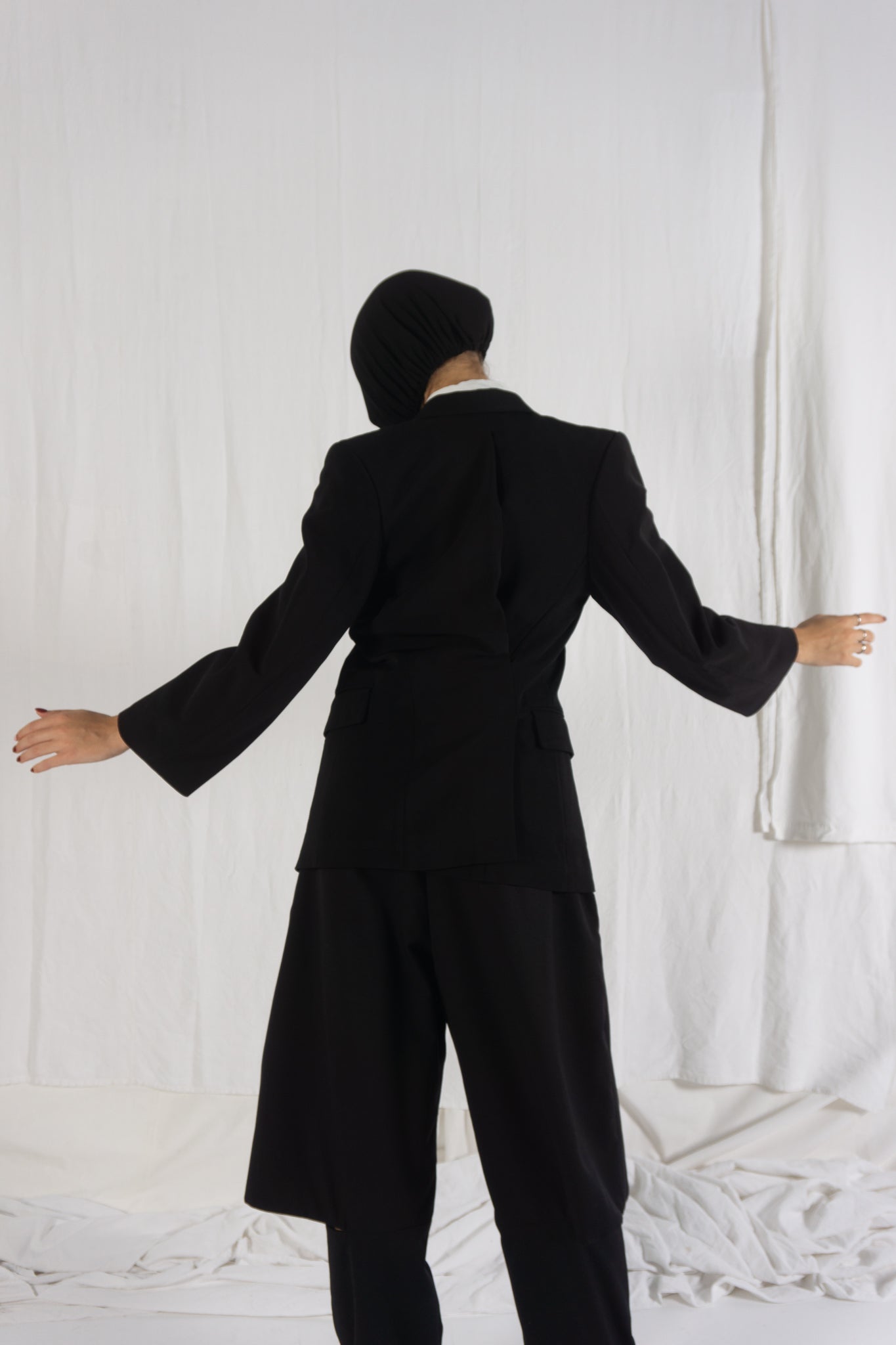 Comme des garçons a/w 1992 asymmetric back jacket