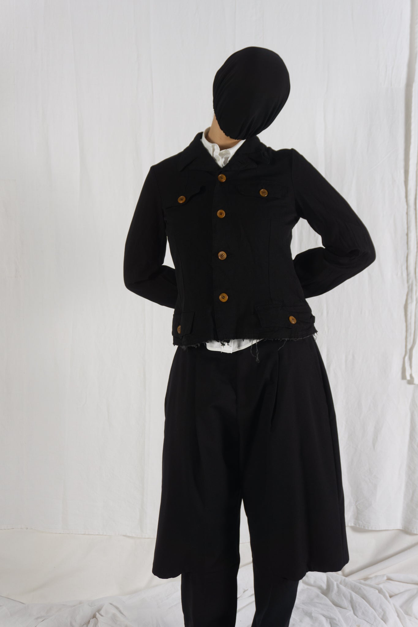 Comme des garçons s/s 2004 cut jacket