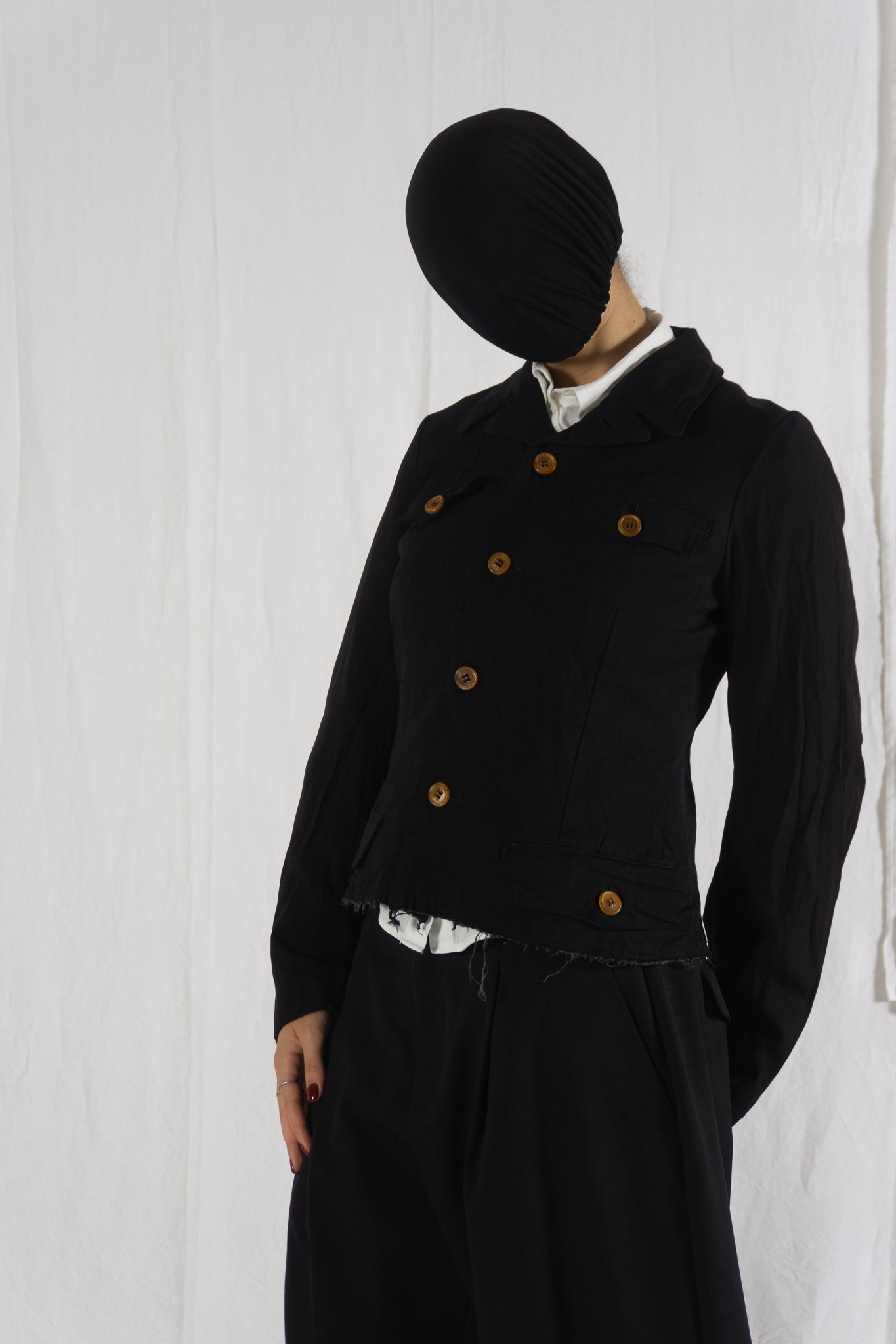 Comme des garçons s/s 2004 cut jacket