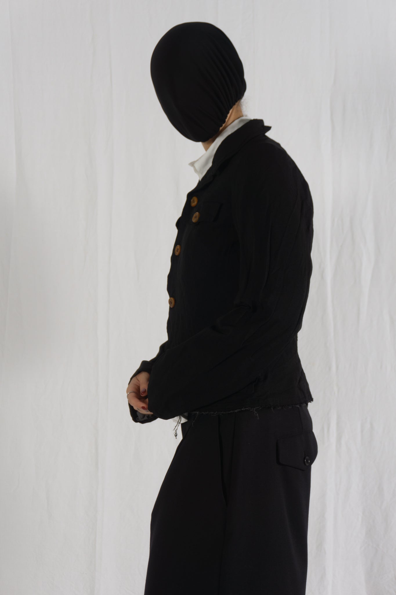 Comme des garçons s/s 2004 cut jacket