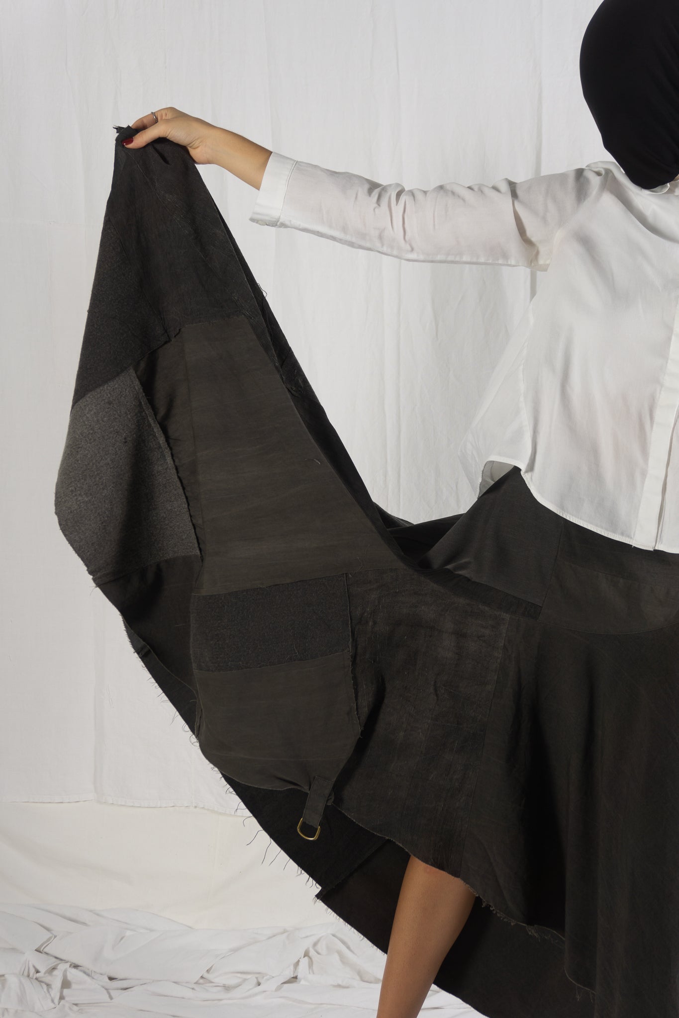 Junya watanabe a/w 2002 patchwork skirt