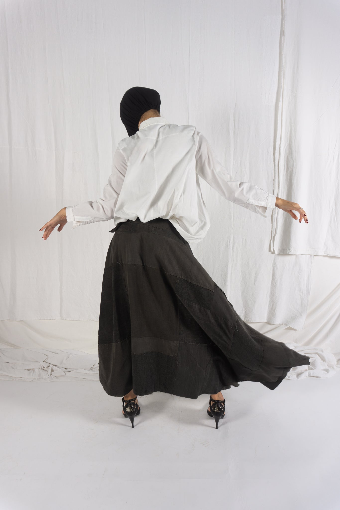 Junya watanabe a/w 2002 patchwork skirt