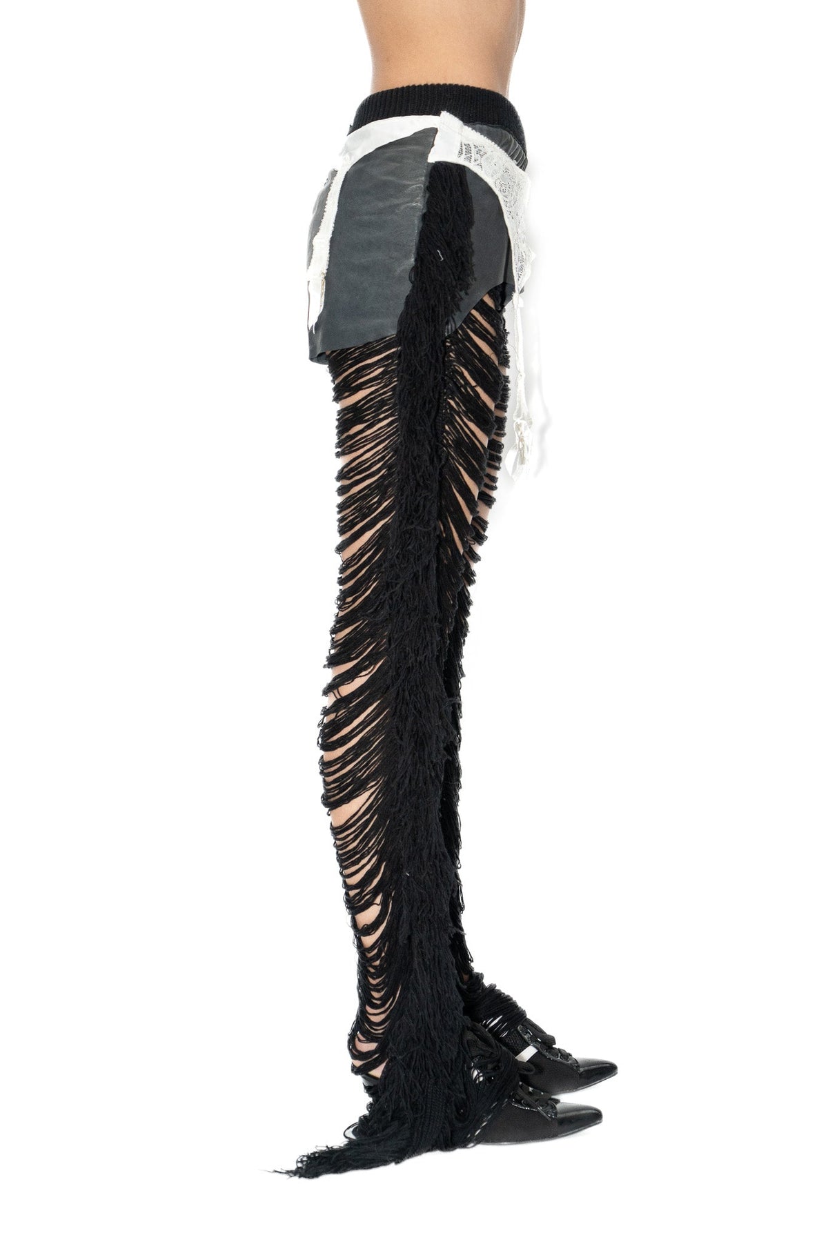 Pms black knit trousers