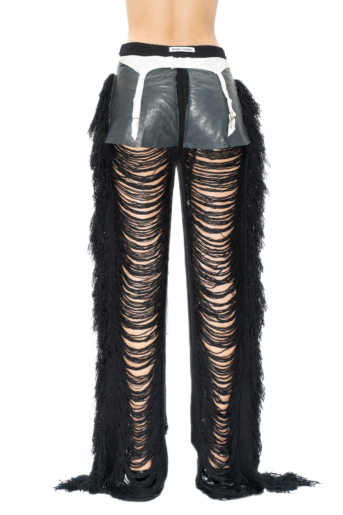 Pms black knit trousers