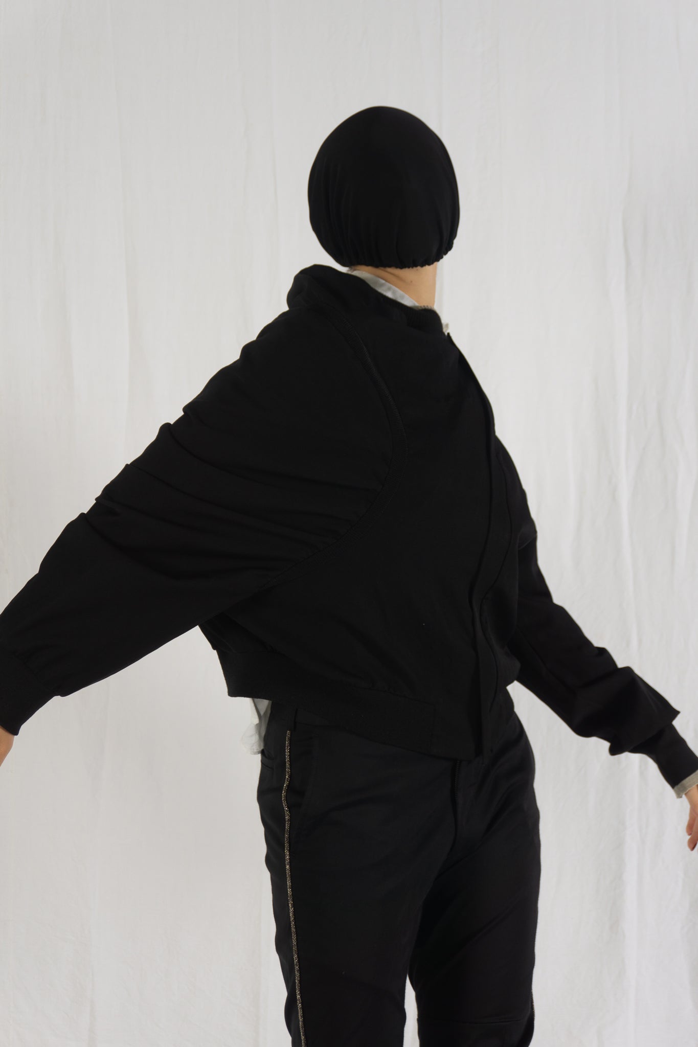 Yohji yamamoto a/w 2001 asymmetric bomber jacket