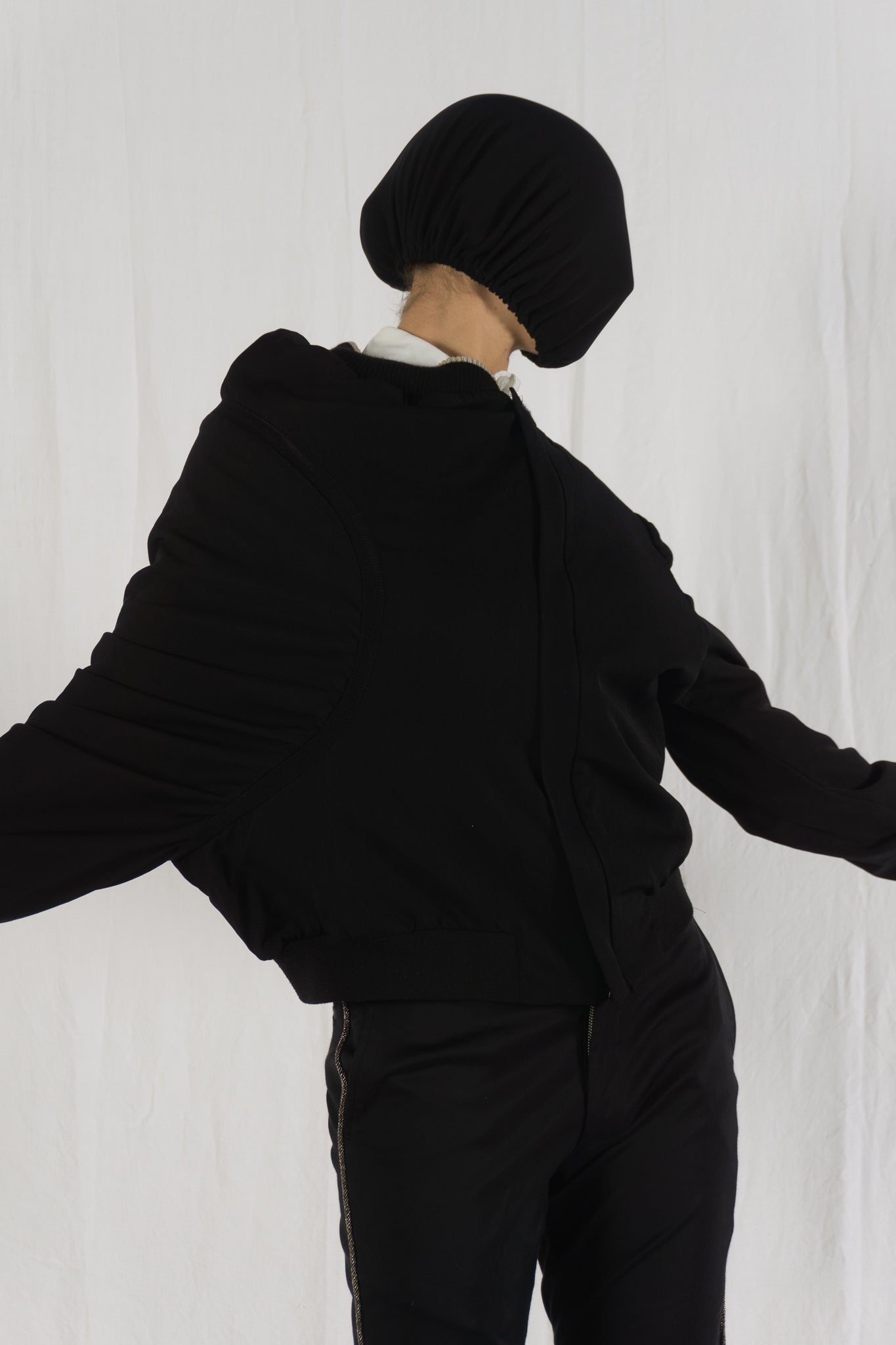 Yohji yamamoto a/w 2001 asymmetric bomber jacket