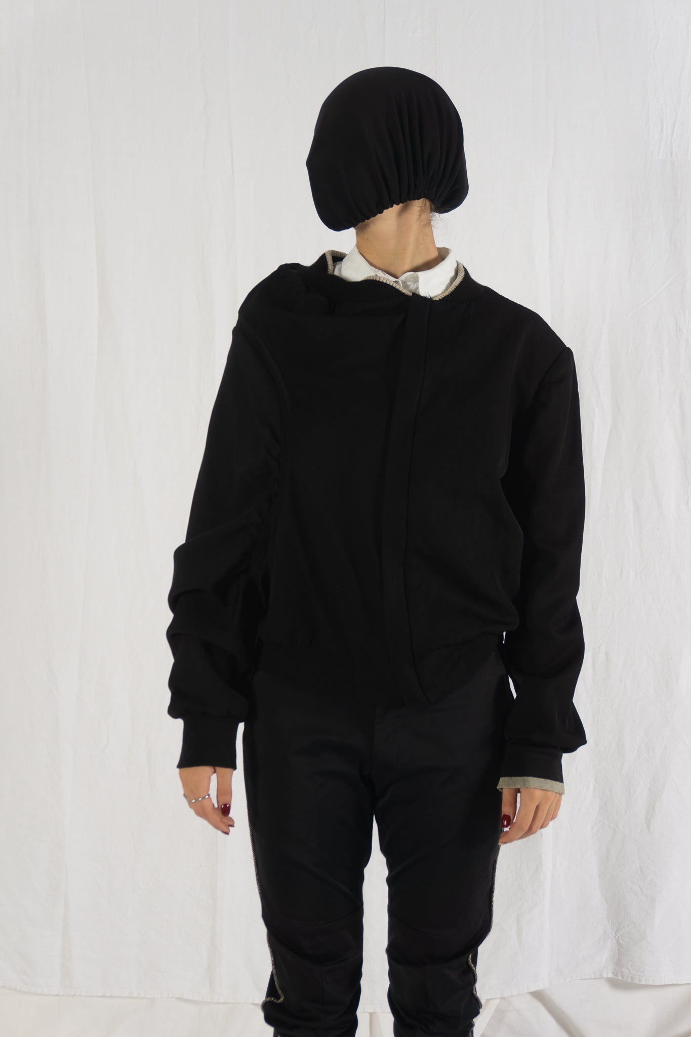 Yohji yamamoto a/w 2001 asymmetric bomber jacket