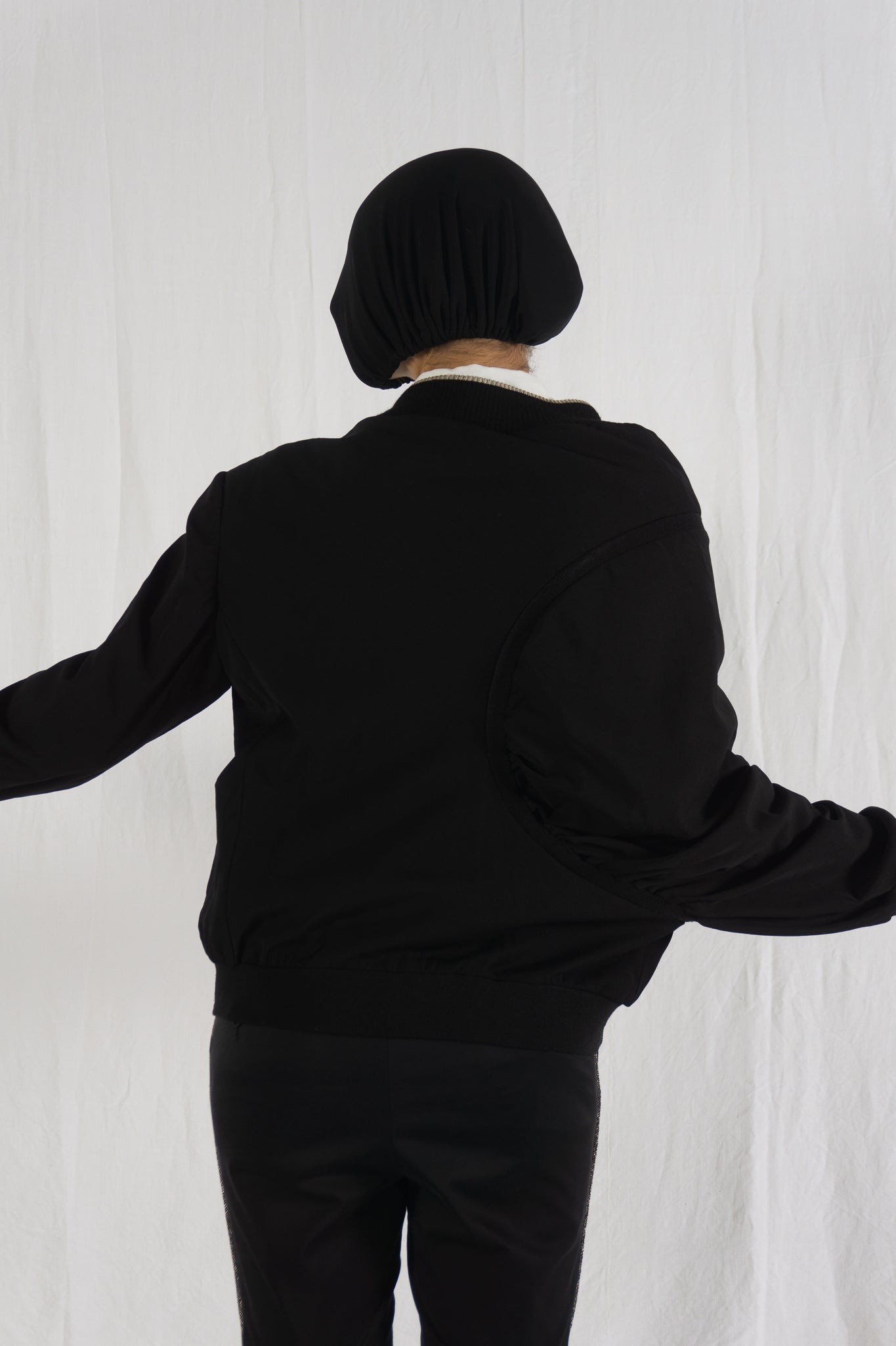 Yohji yamamoto a/w 2001 asymmetric bomber jacket