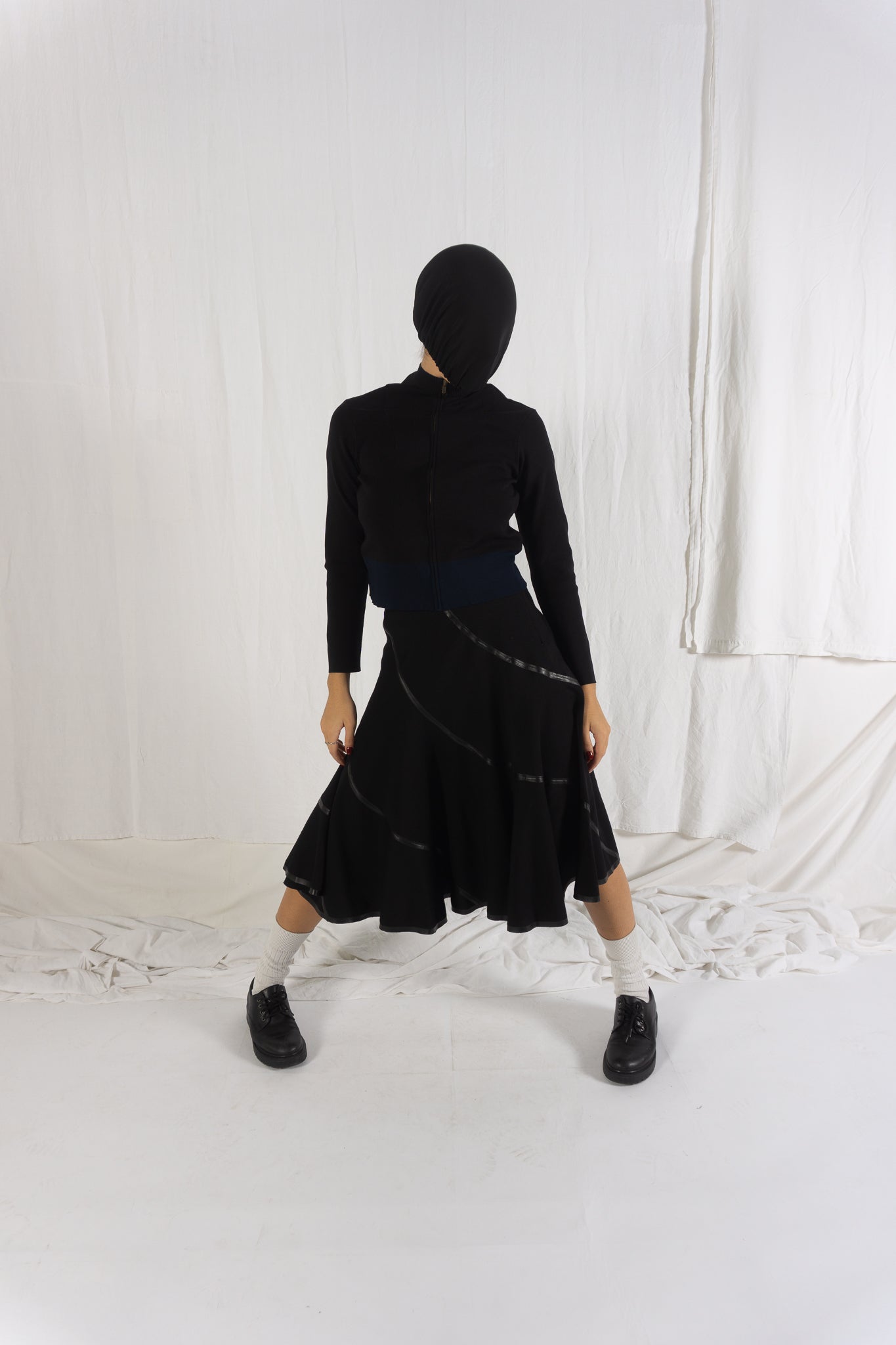 Junya watanabe a/w 2005 skirt with black inserts