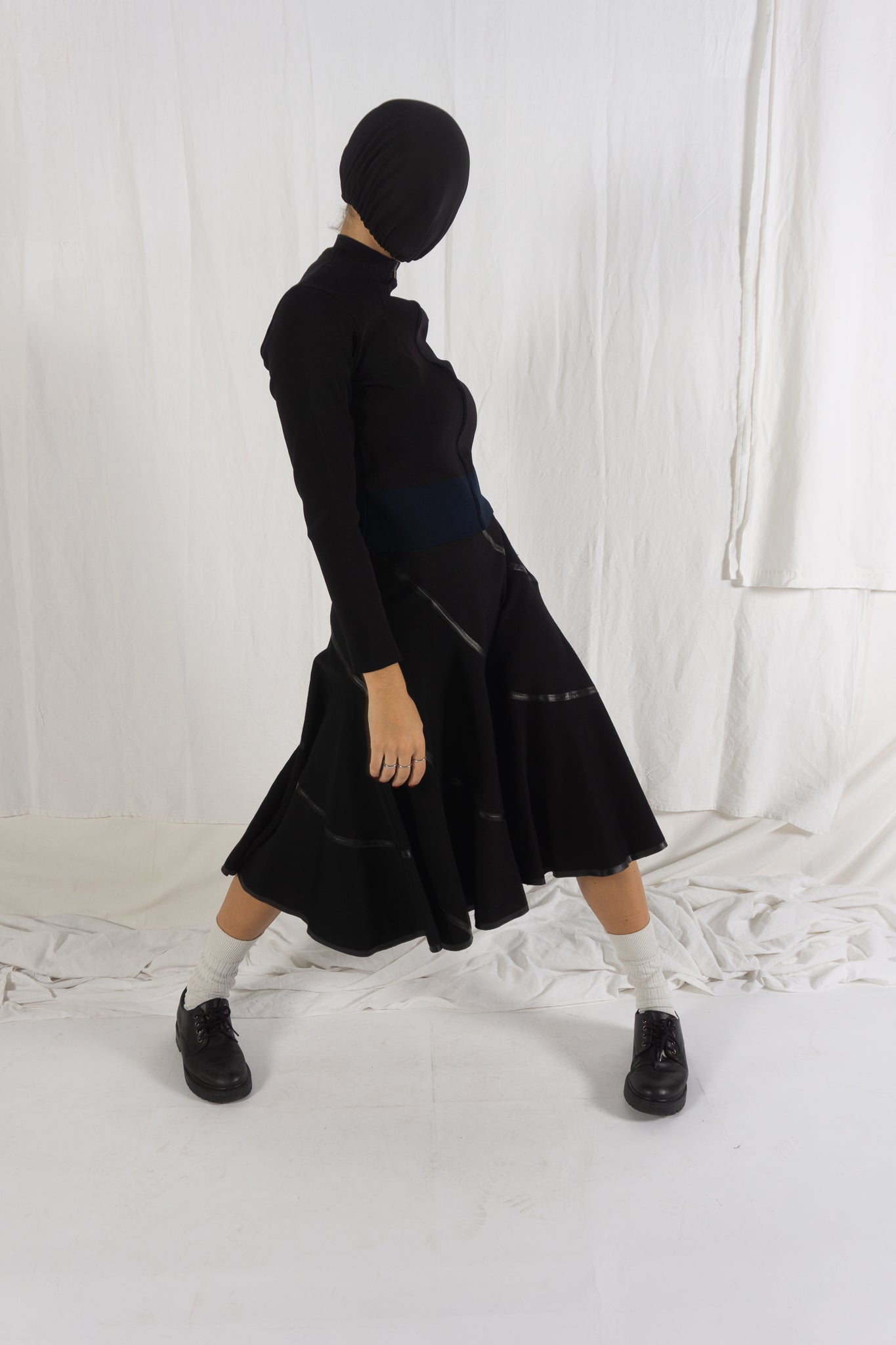 Junya watanabe a/w 2005 skirt with black inserts