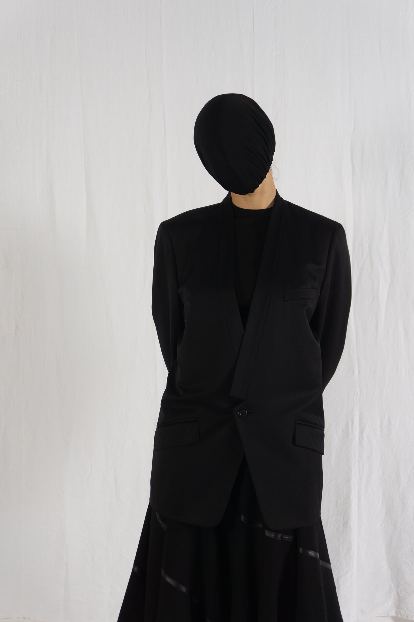 Issey miyake a/w 2002 shawl lapel jacket