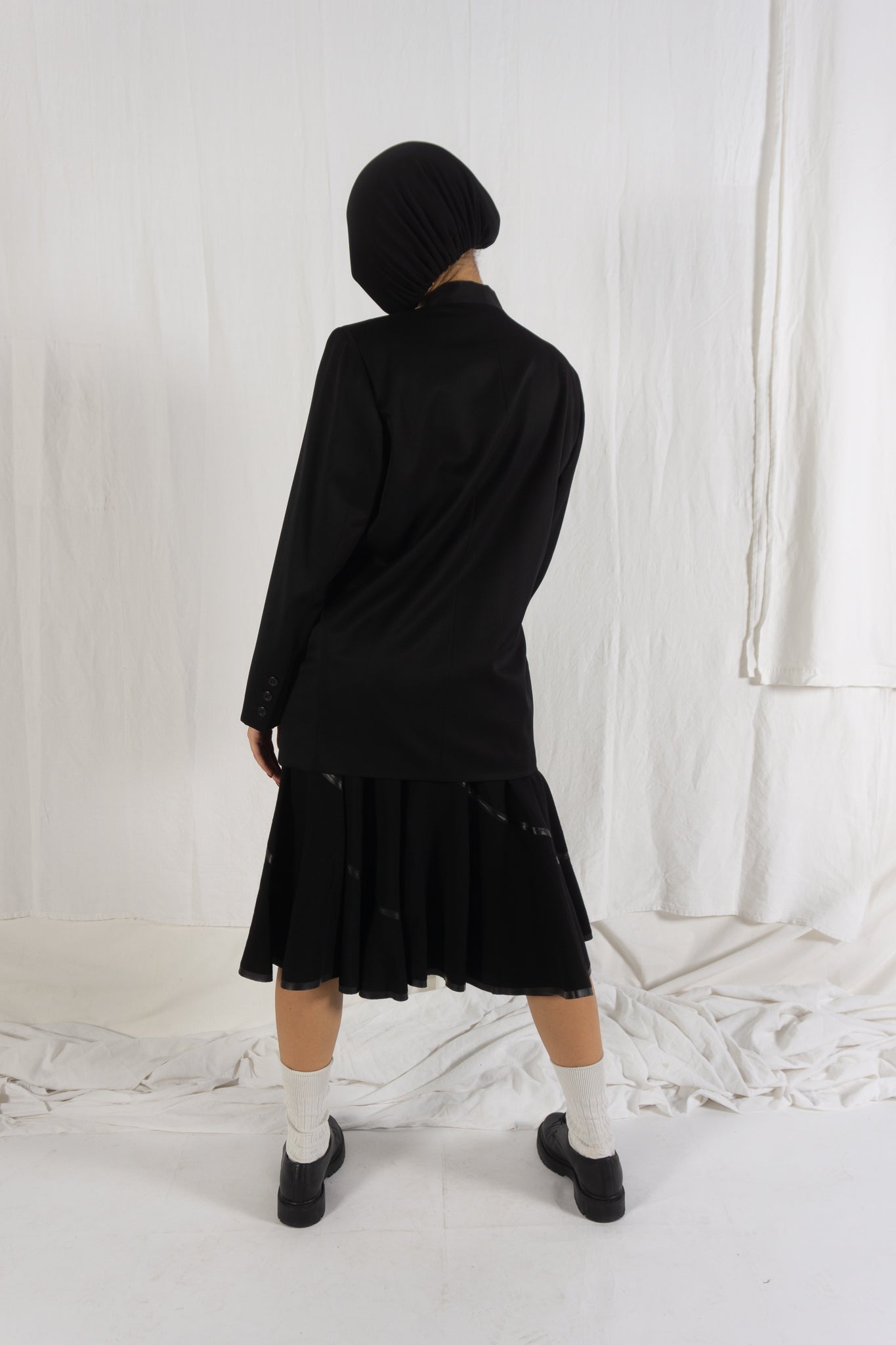 Issey miyake a/w 2002 shawl lapel jacket